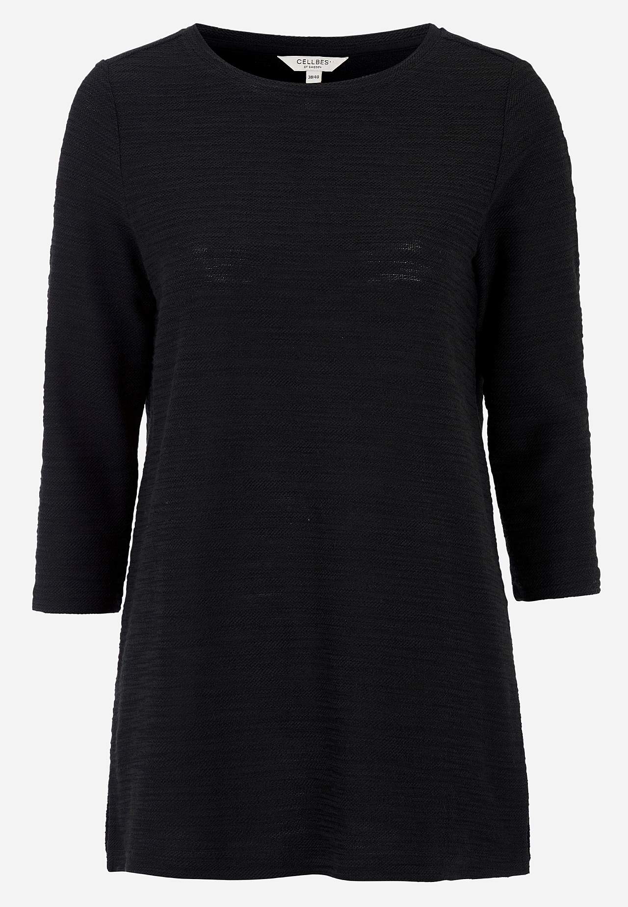 Jersey tuniek met structuur