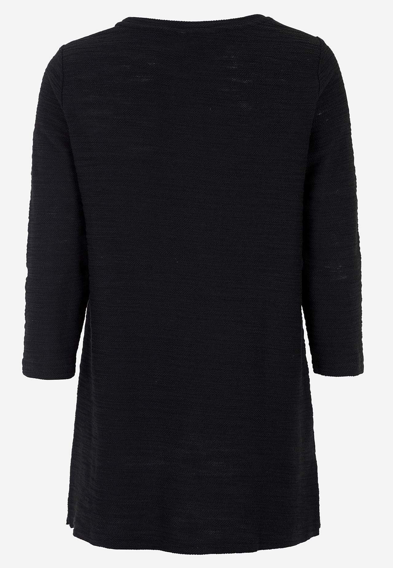 Jersey tuniek met structuur
