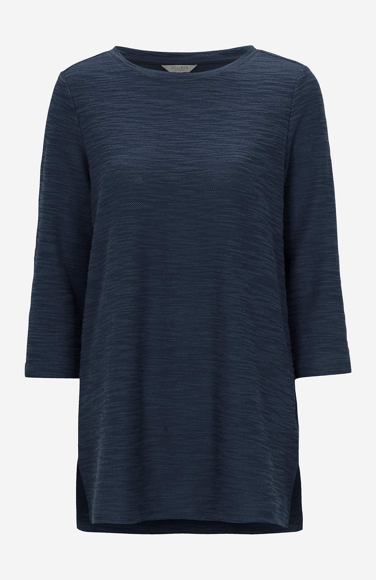 Jersey tuniek met structuur