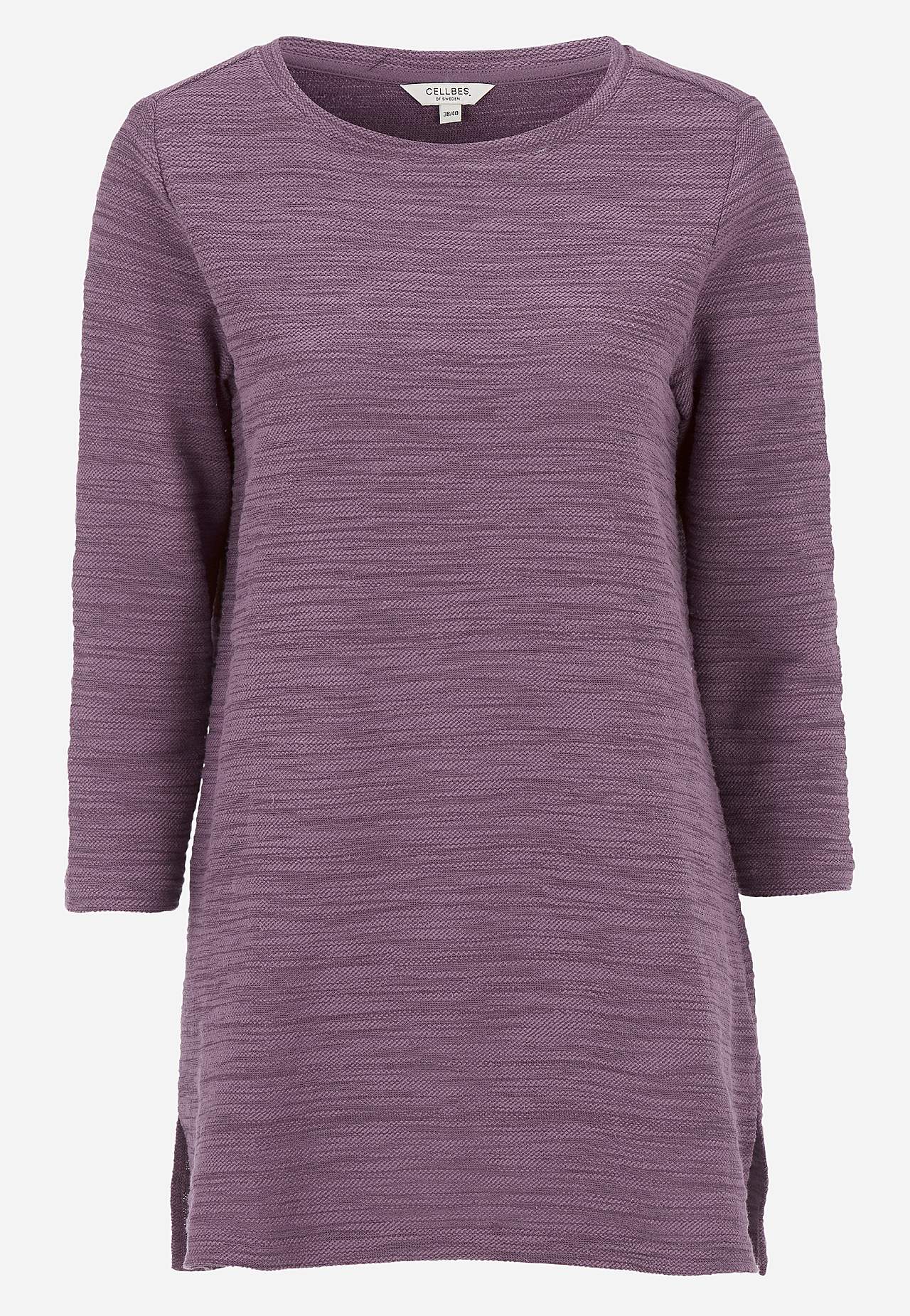 Jersey tuniek met structuur