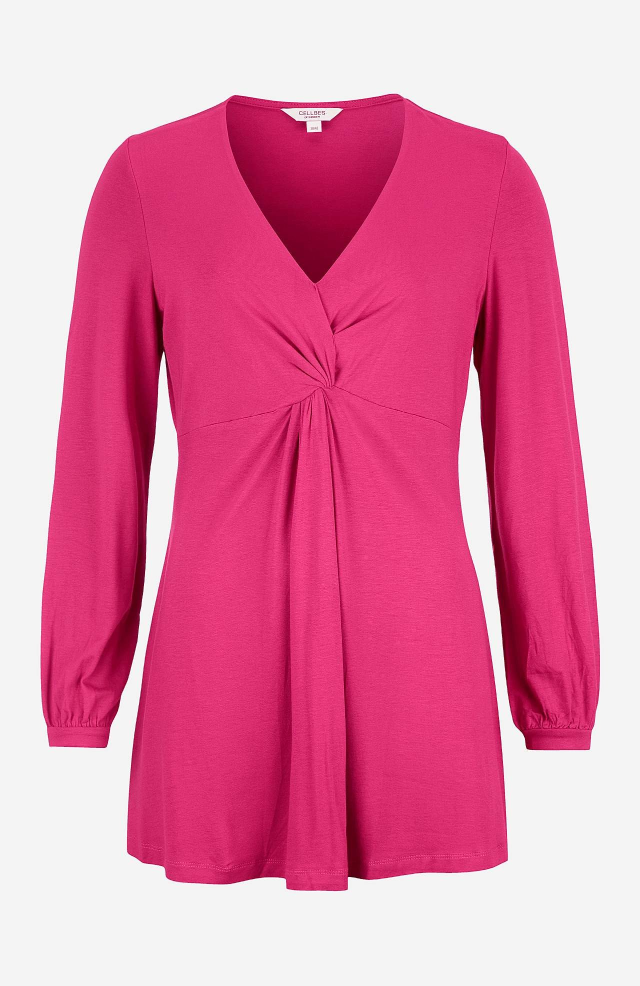 Jersey tuniek met lange mouwen