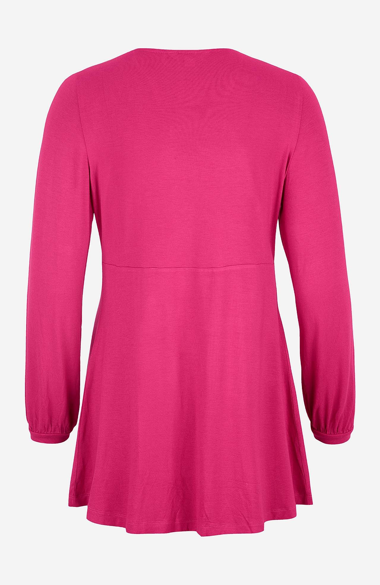 Jersey tuniek met lange mouwen
