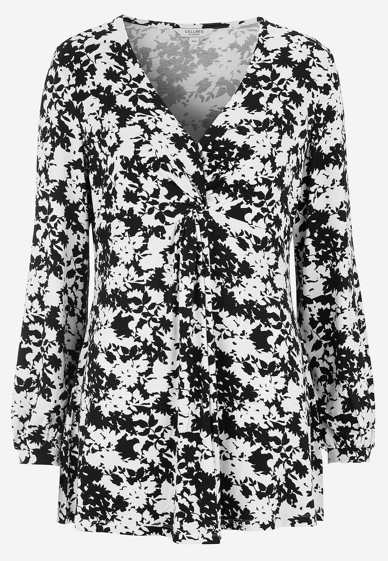 Jersey tuniek met lange mouwen