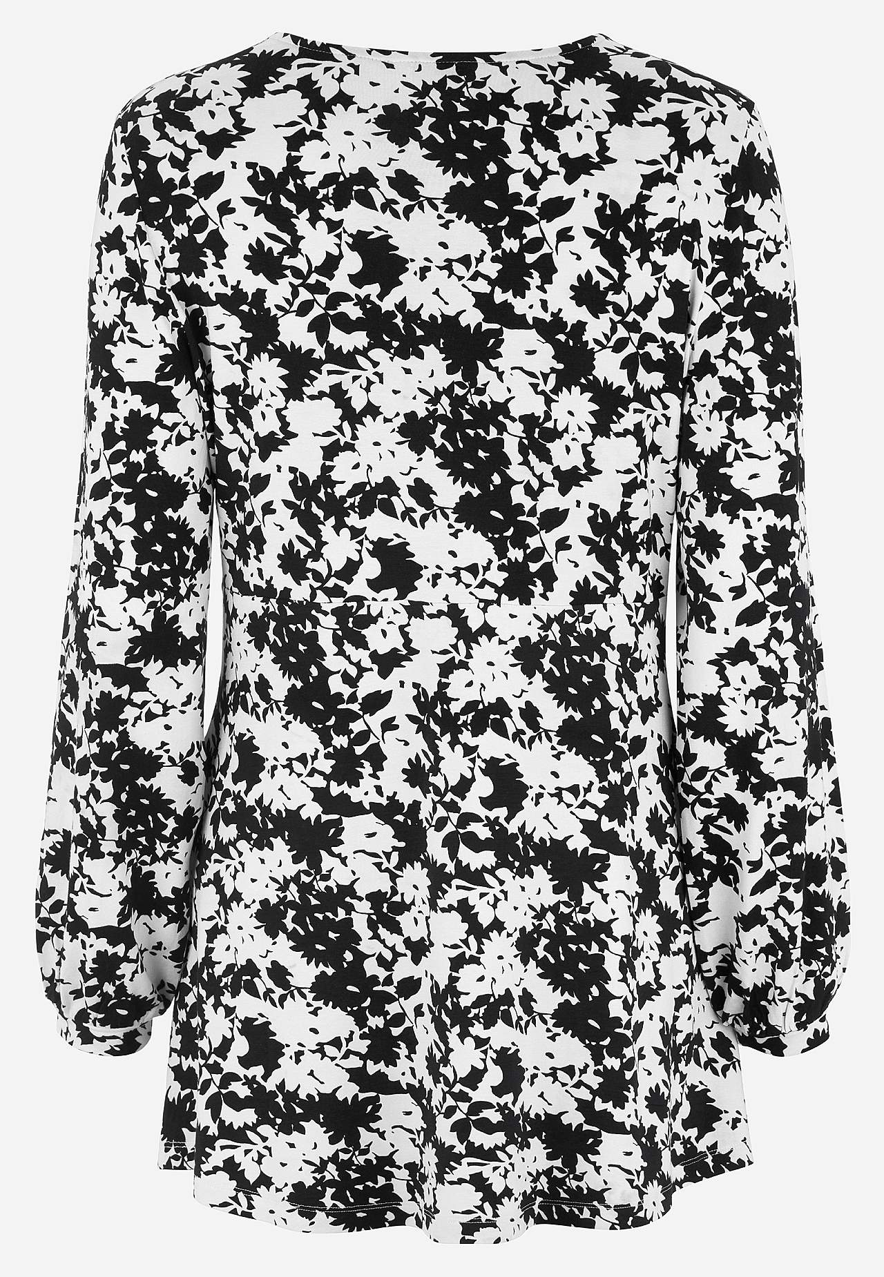 Jersey tuniek met lange mouwen