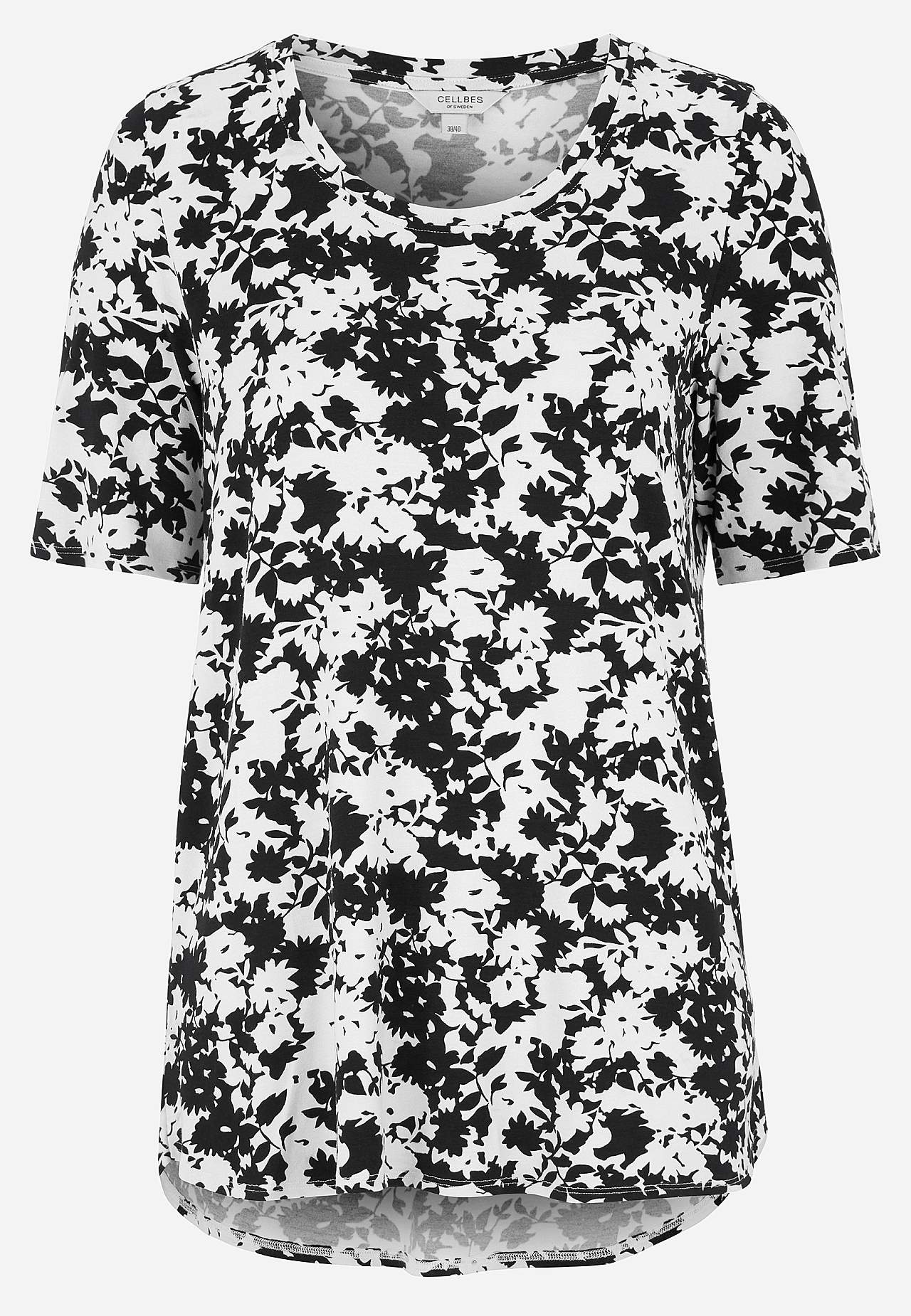 Jersey-topje met korte mouw