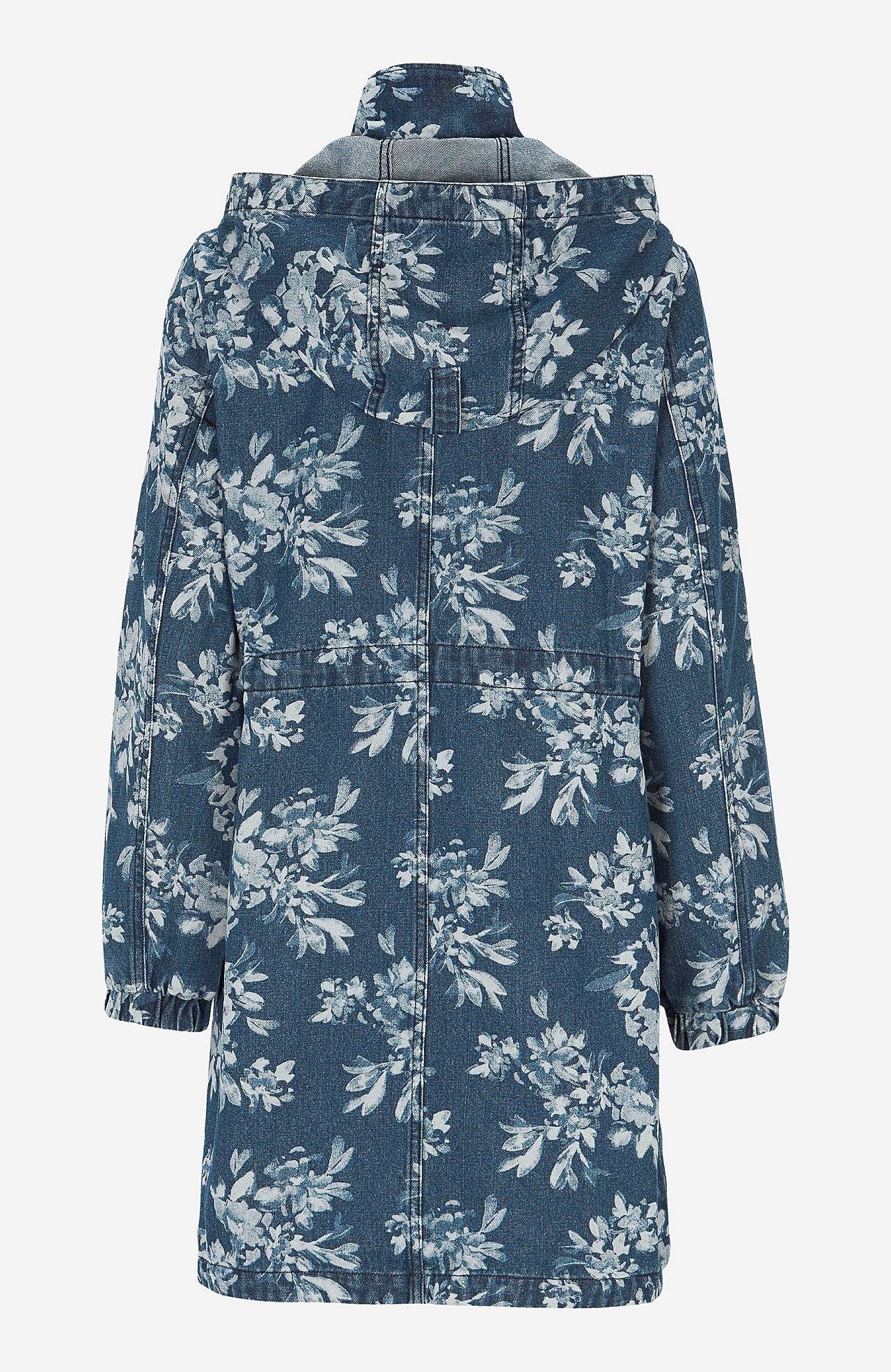 Met patroon parka van denim