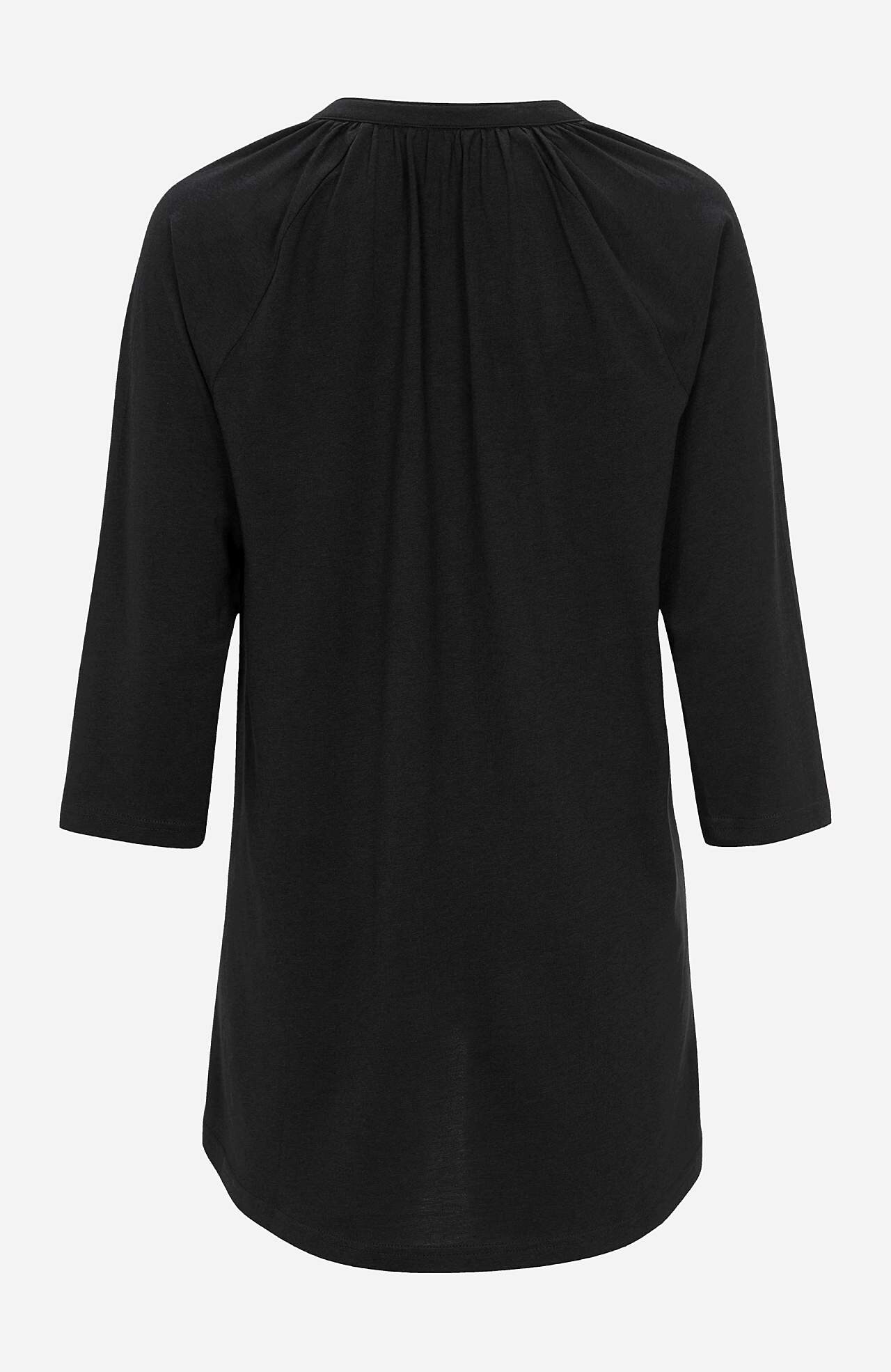 Jersey tuniek met 3/4 lengte mouwen