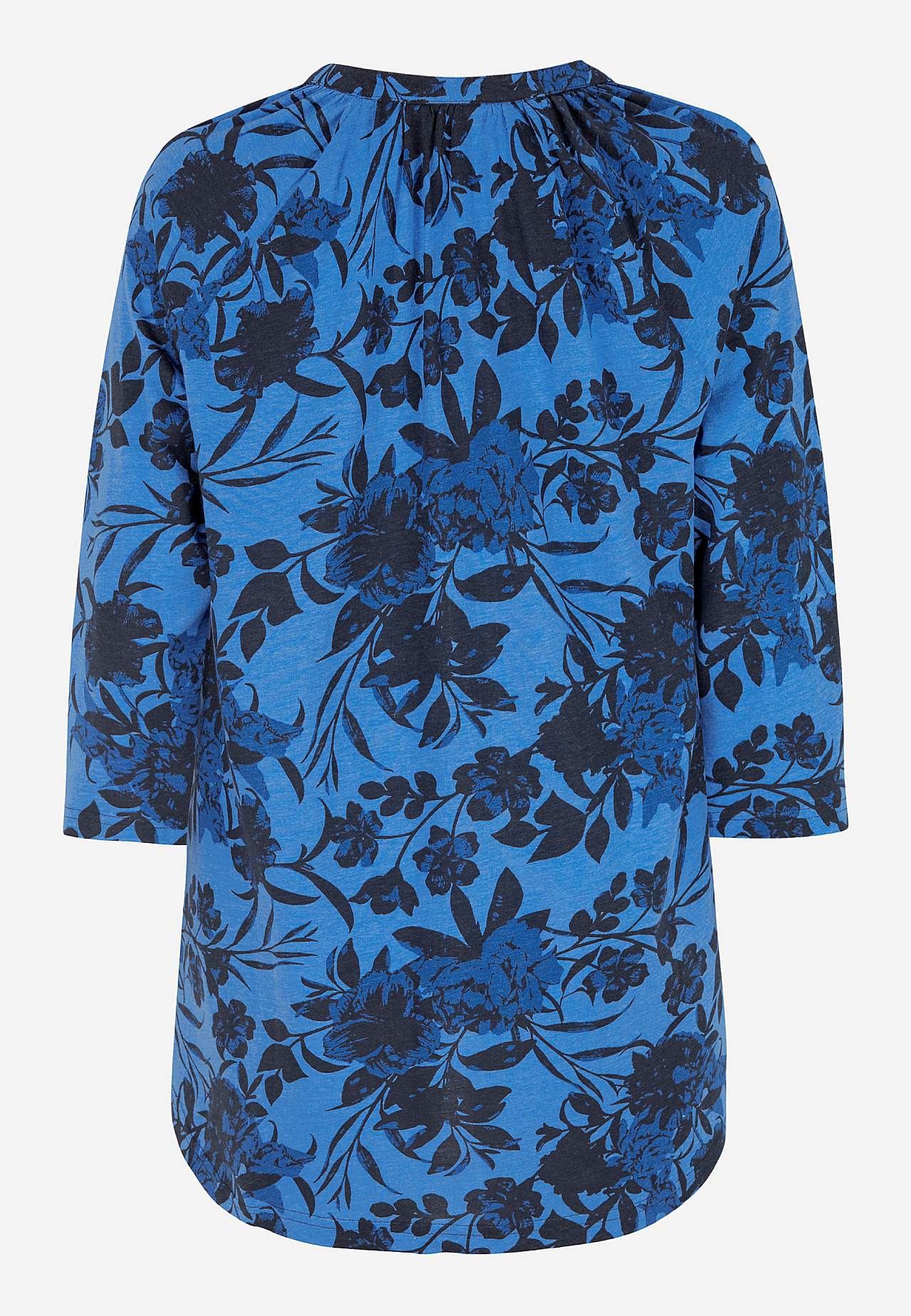 Jersey tuniek met 3/4 lengte mouwen