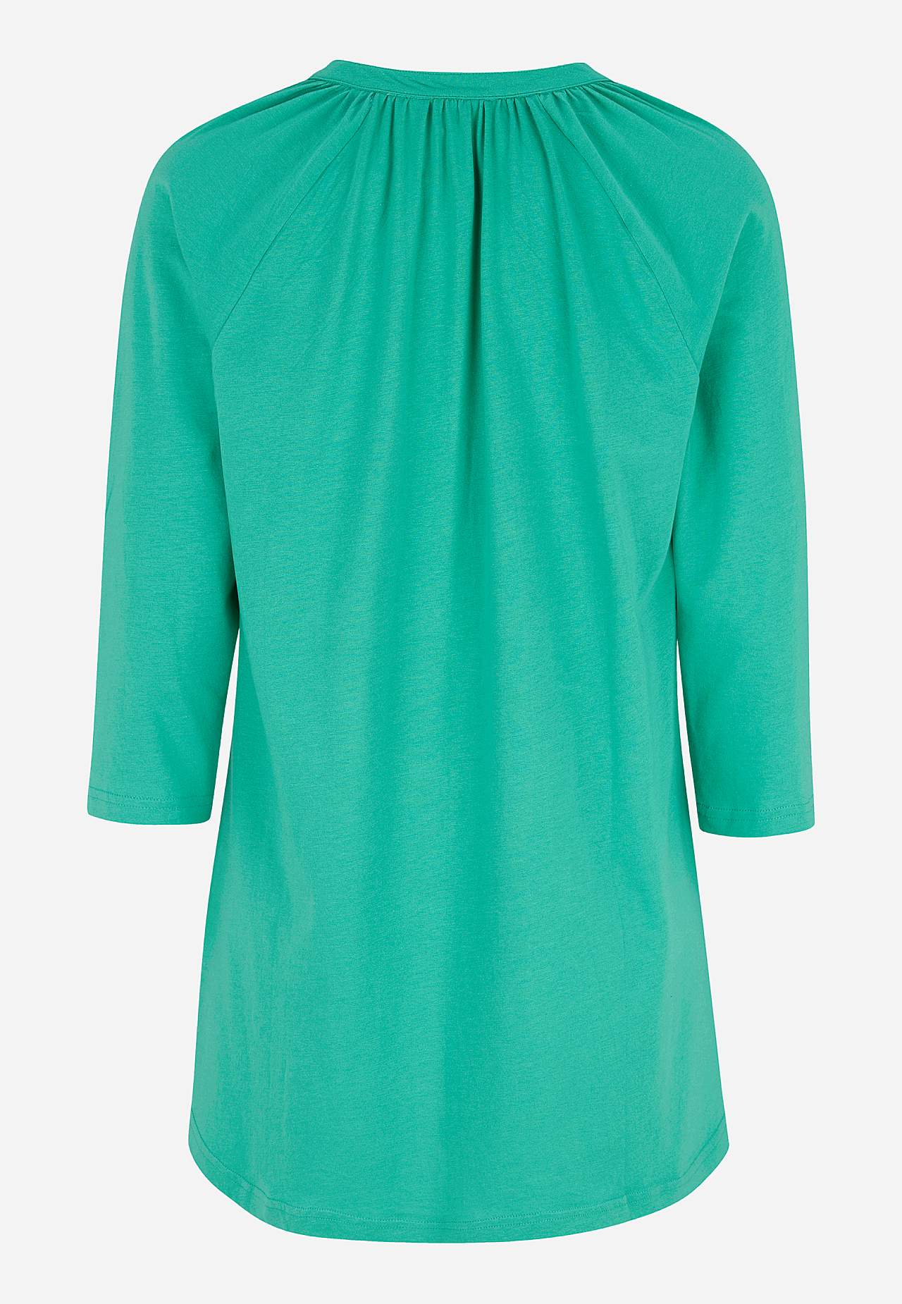 Jersey tuniek met 3/4 lengte mouwen