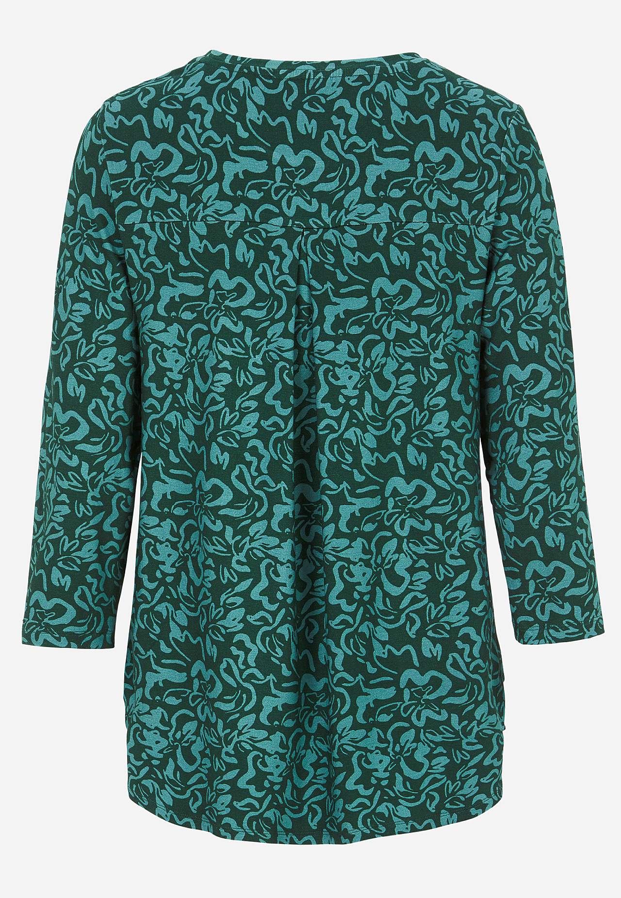 Jersey-topje met 3/4 mouw