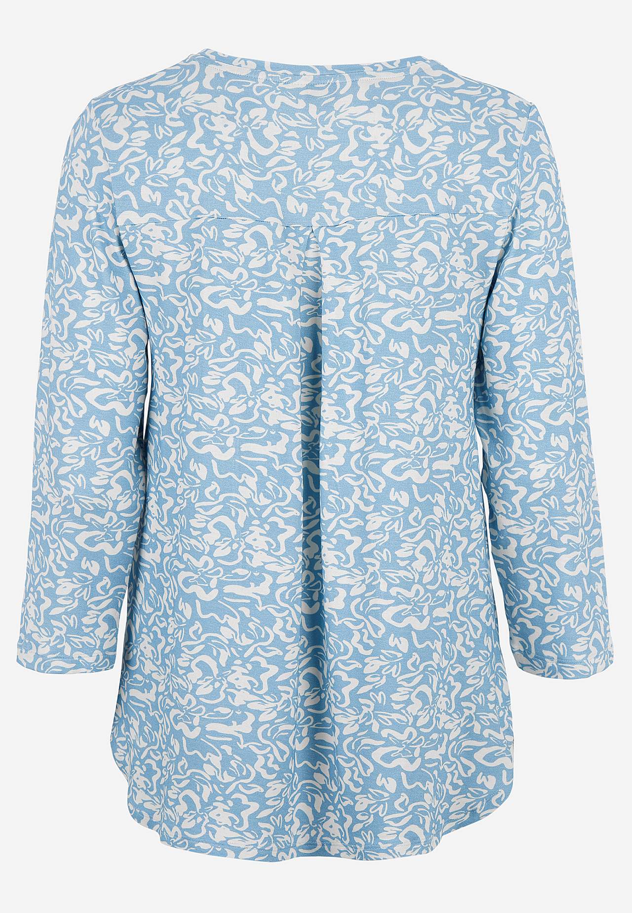 Jersey-topje met 3/4 mouw