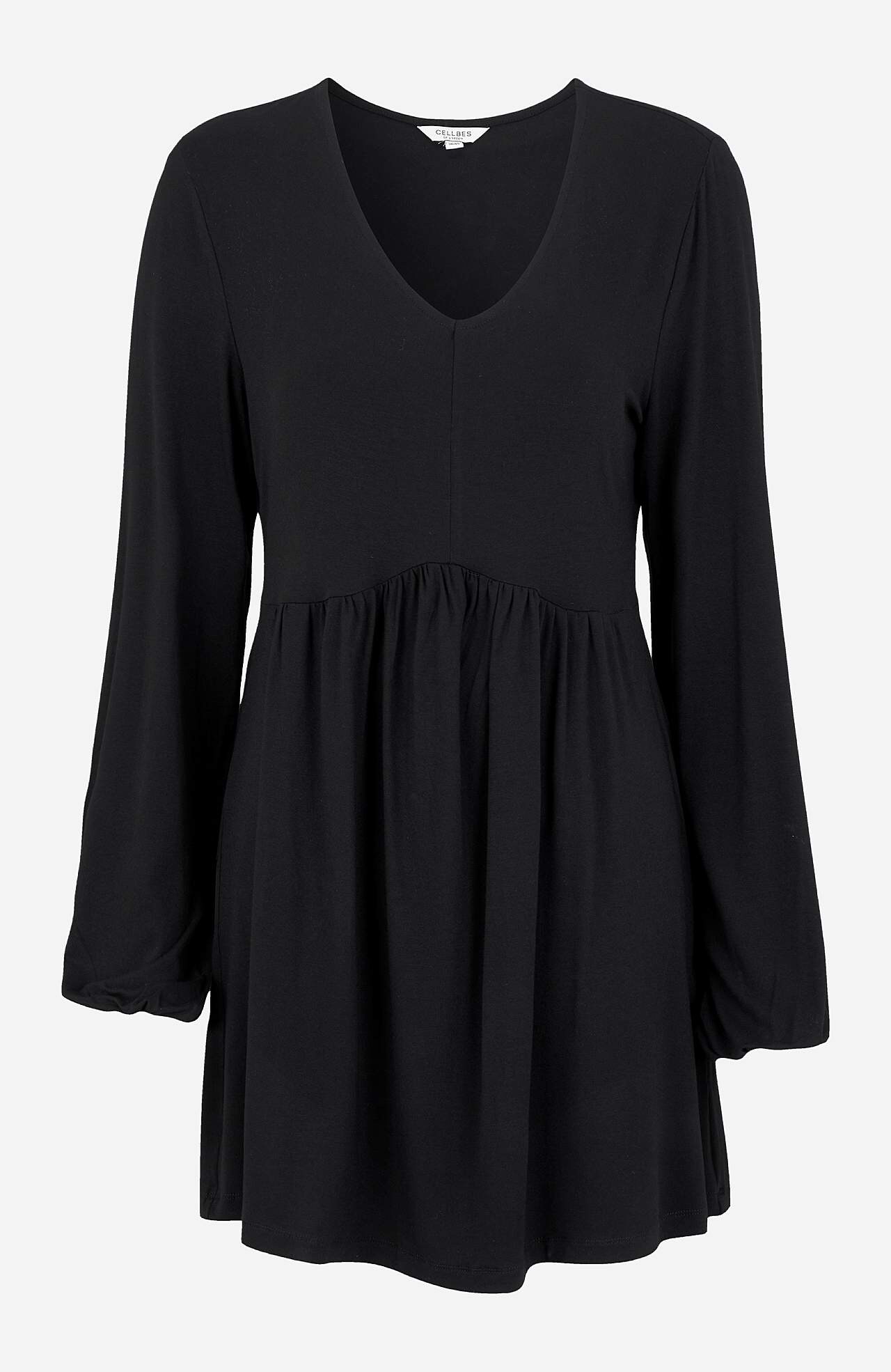 Jersey tuniek met lange mouwen