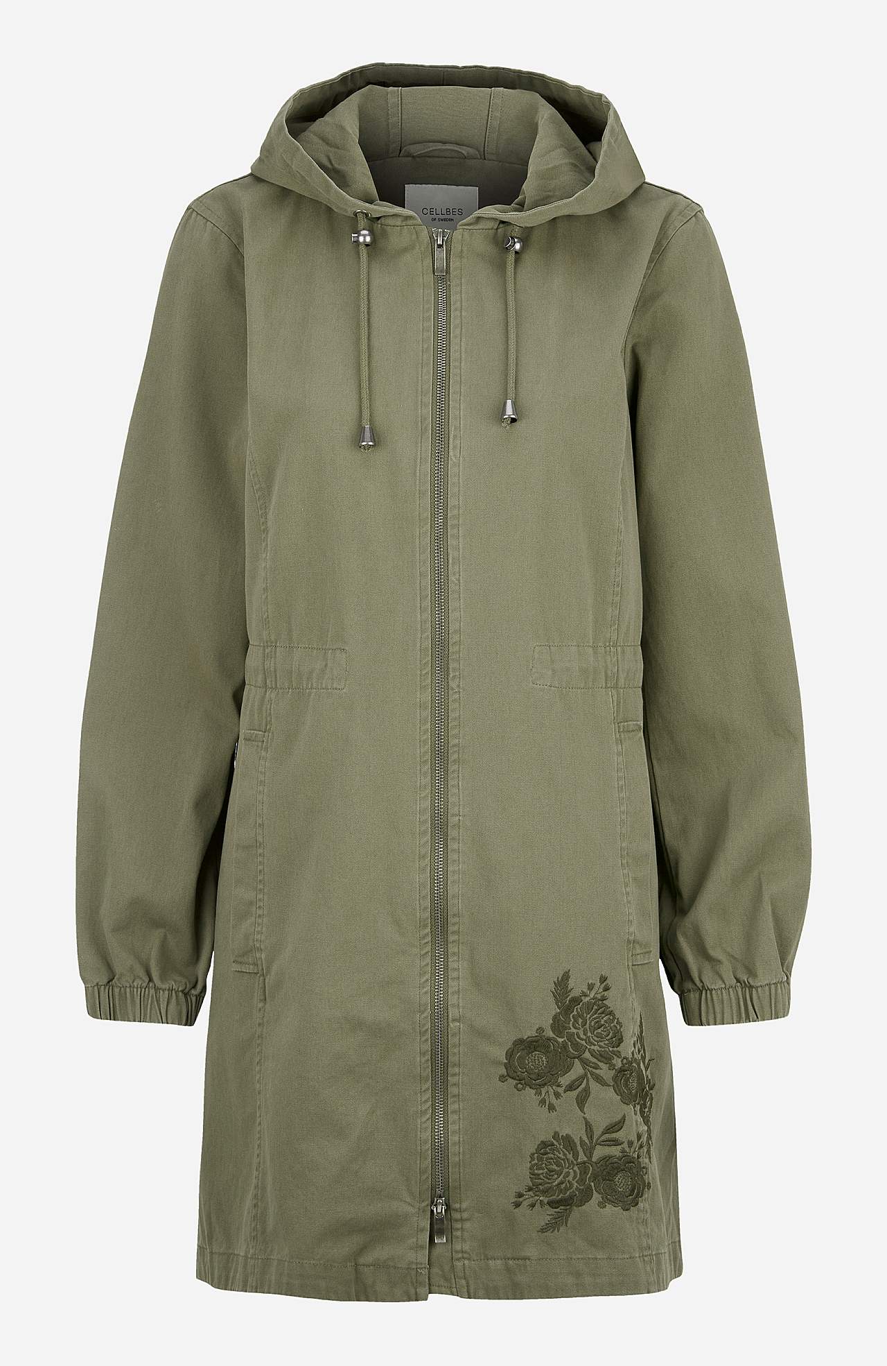 Parka met borduursel