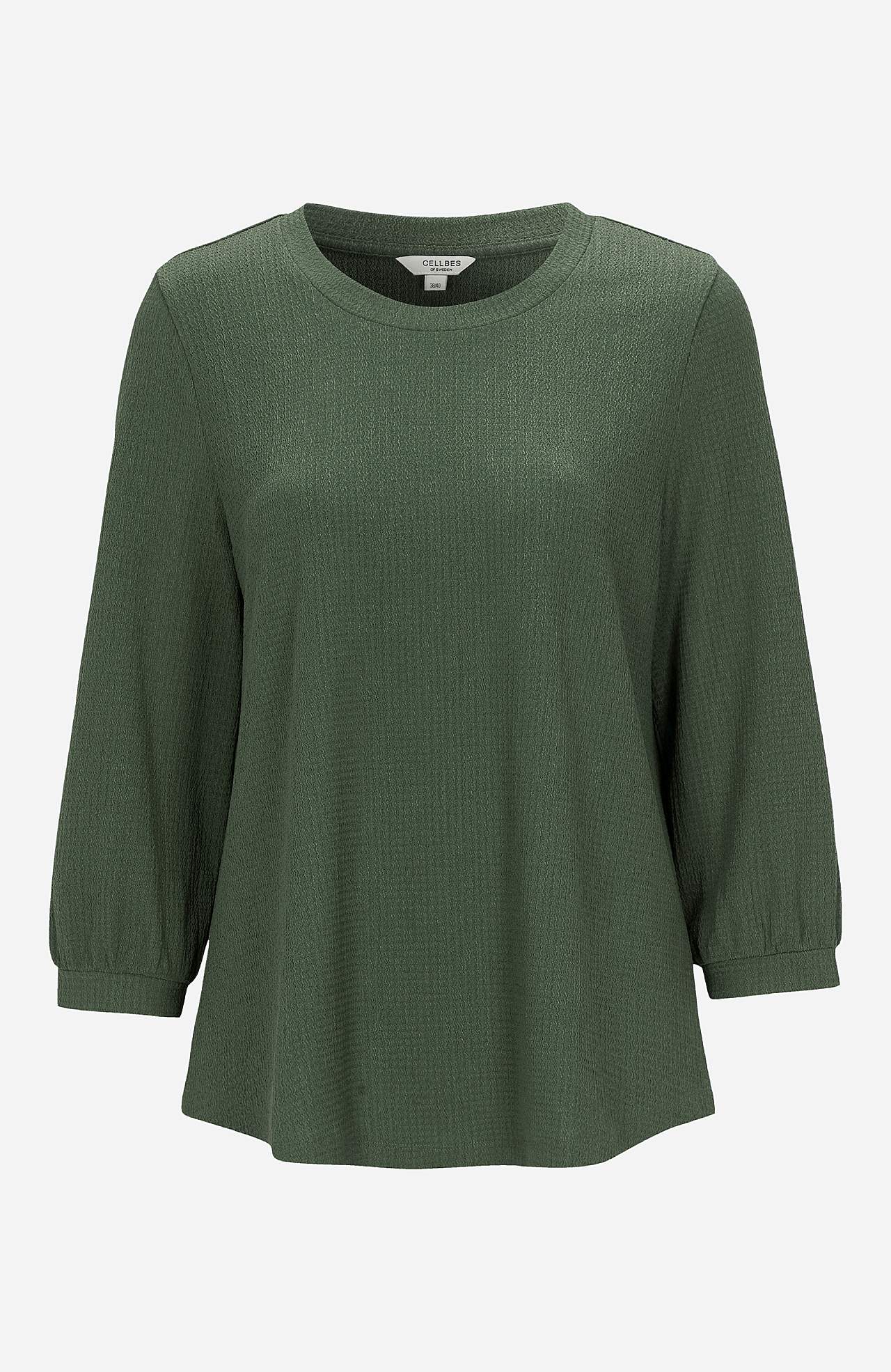 Jersey tuniek met 3/4 mouw