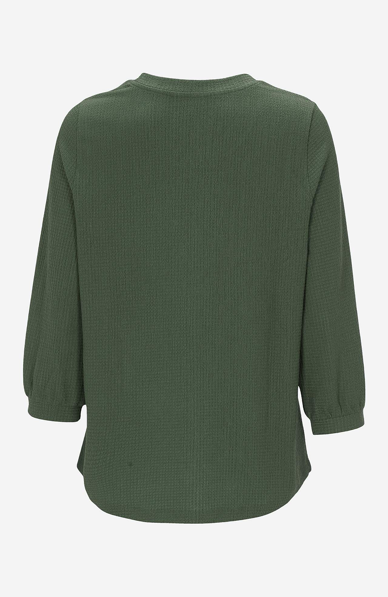 Jersey tuniek met 3/4 mouw