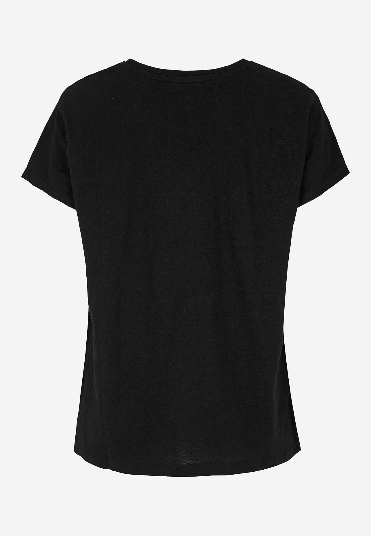 Jersey-topje met korte mouwen