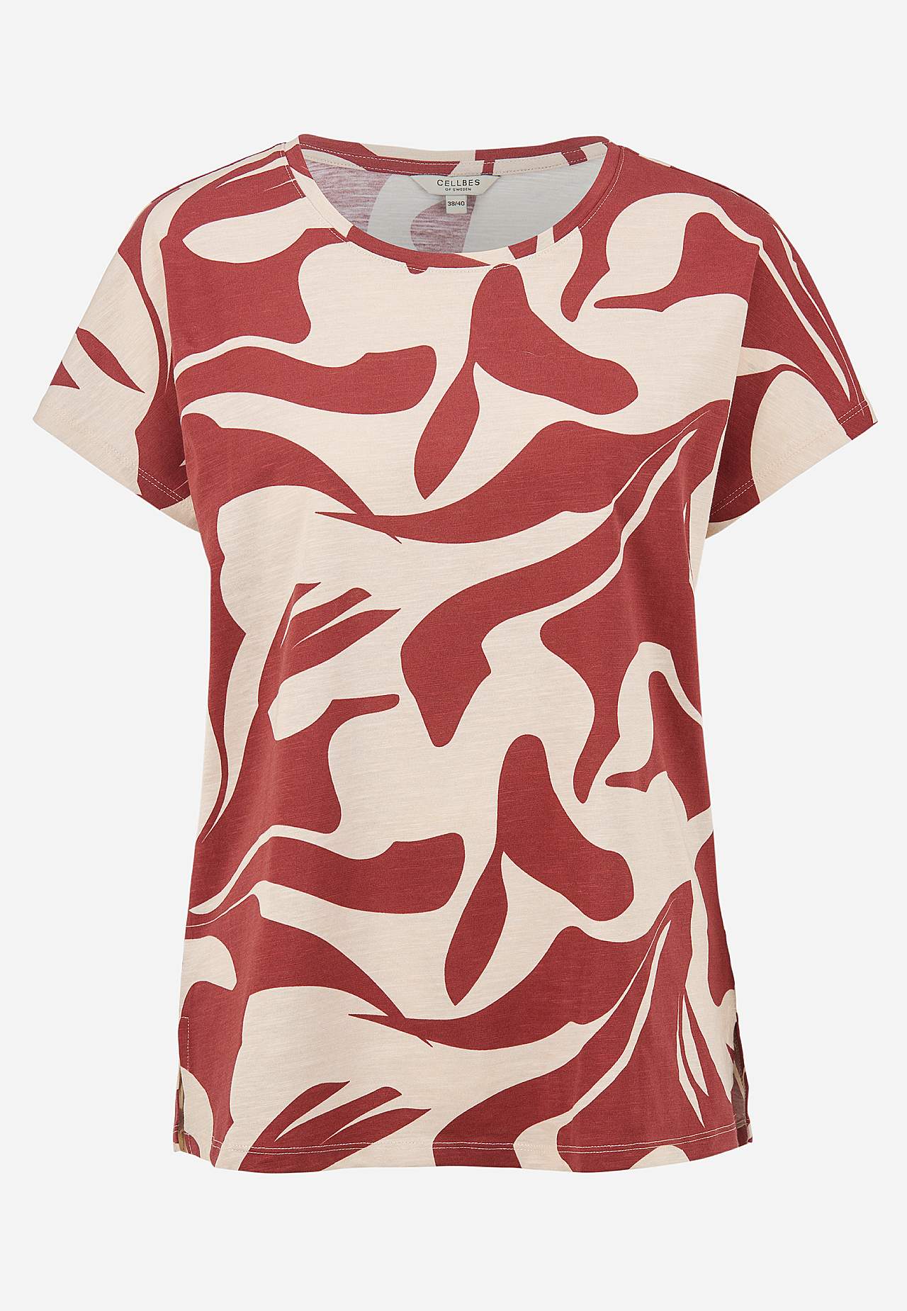 Jersey-topje met korte mouwen