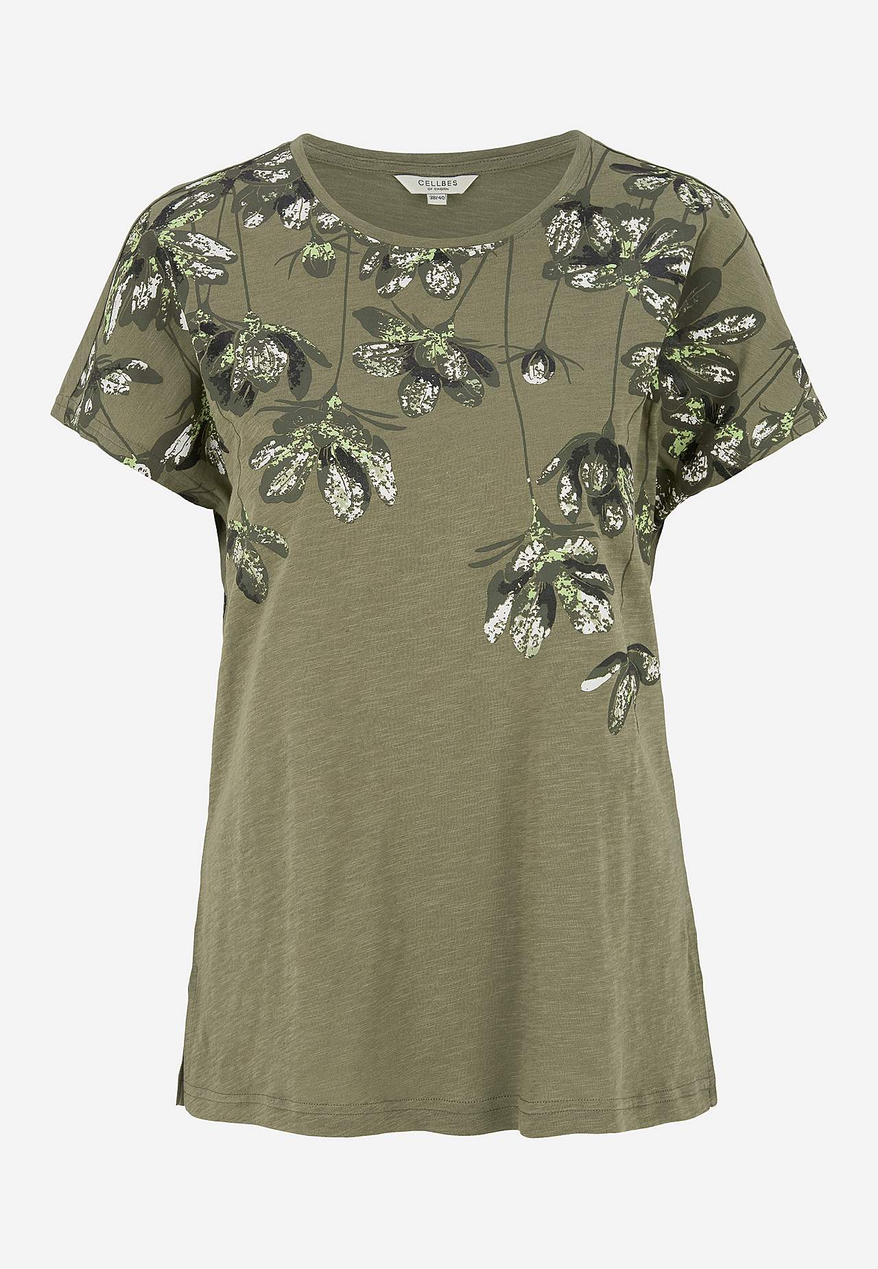 Jersey-topje met korte mouwen