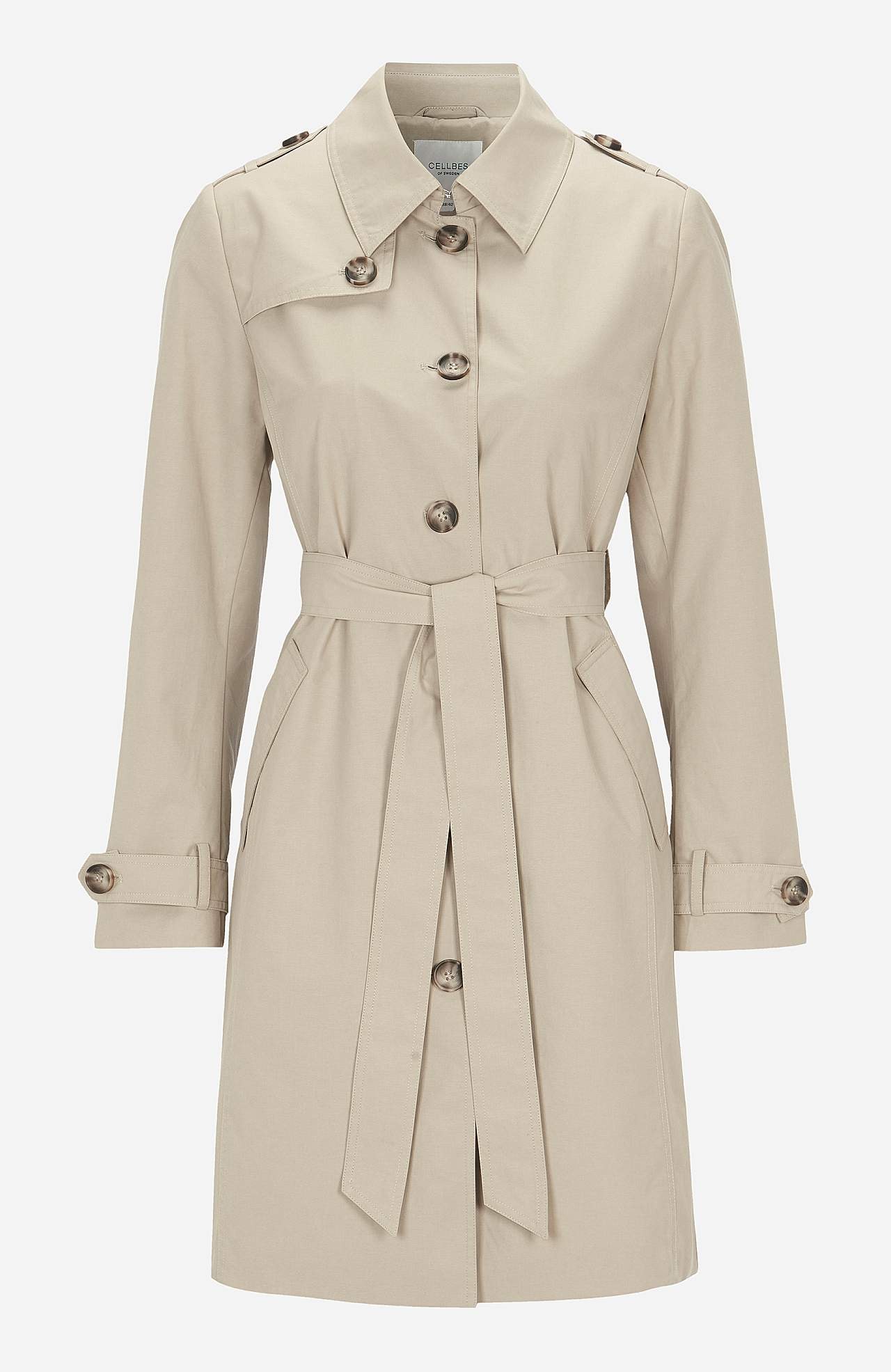 Enkelrij trenchcoat