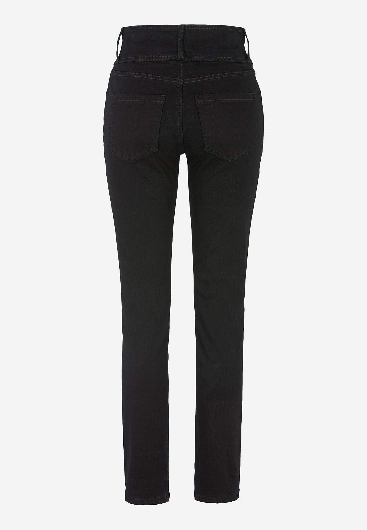 Smalle spijkerbroek met hoge taille - drie lengtes