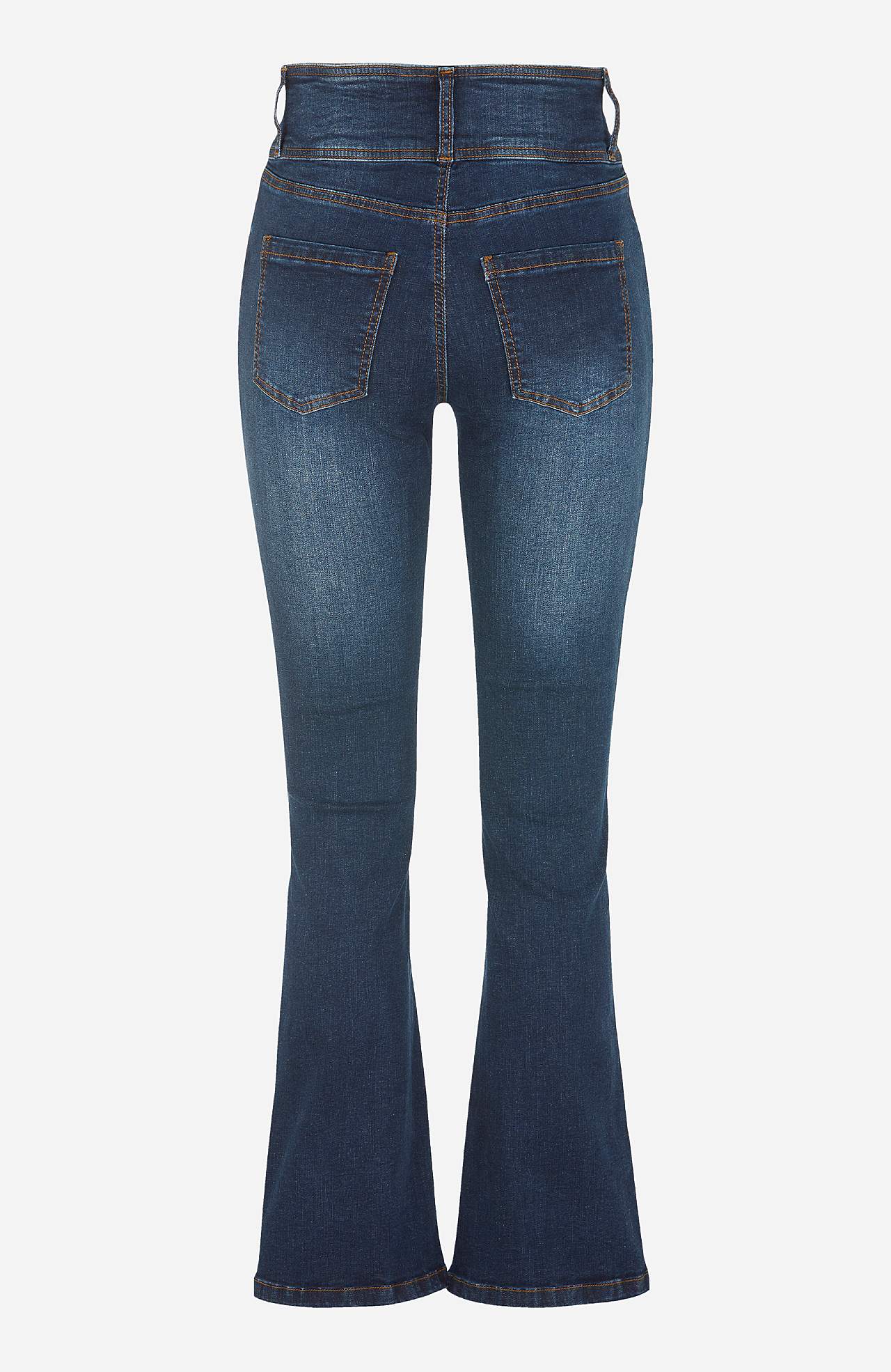 Bootcut jeans met hoge taille