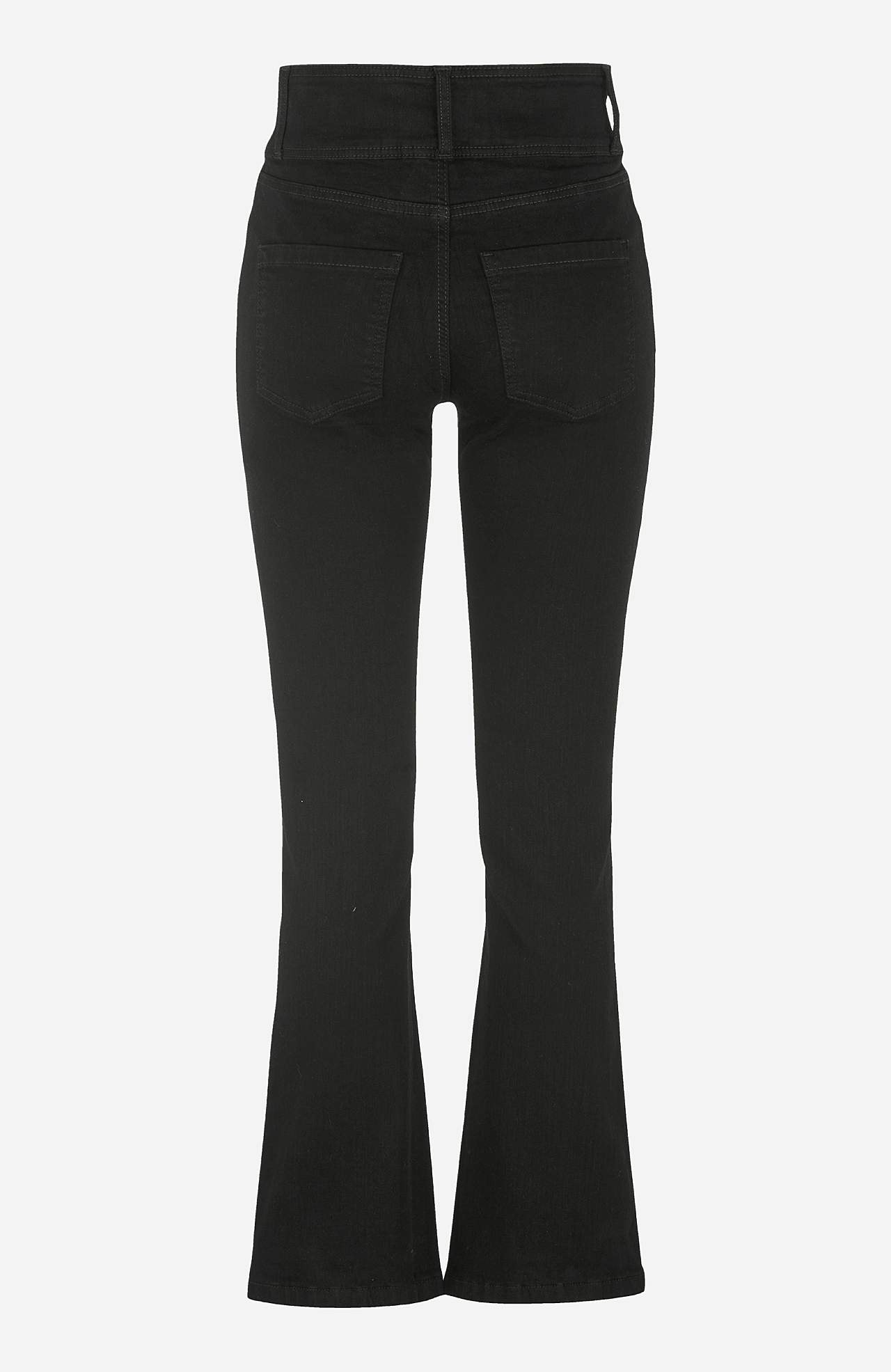 Bootcut jeans met hoge taille