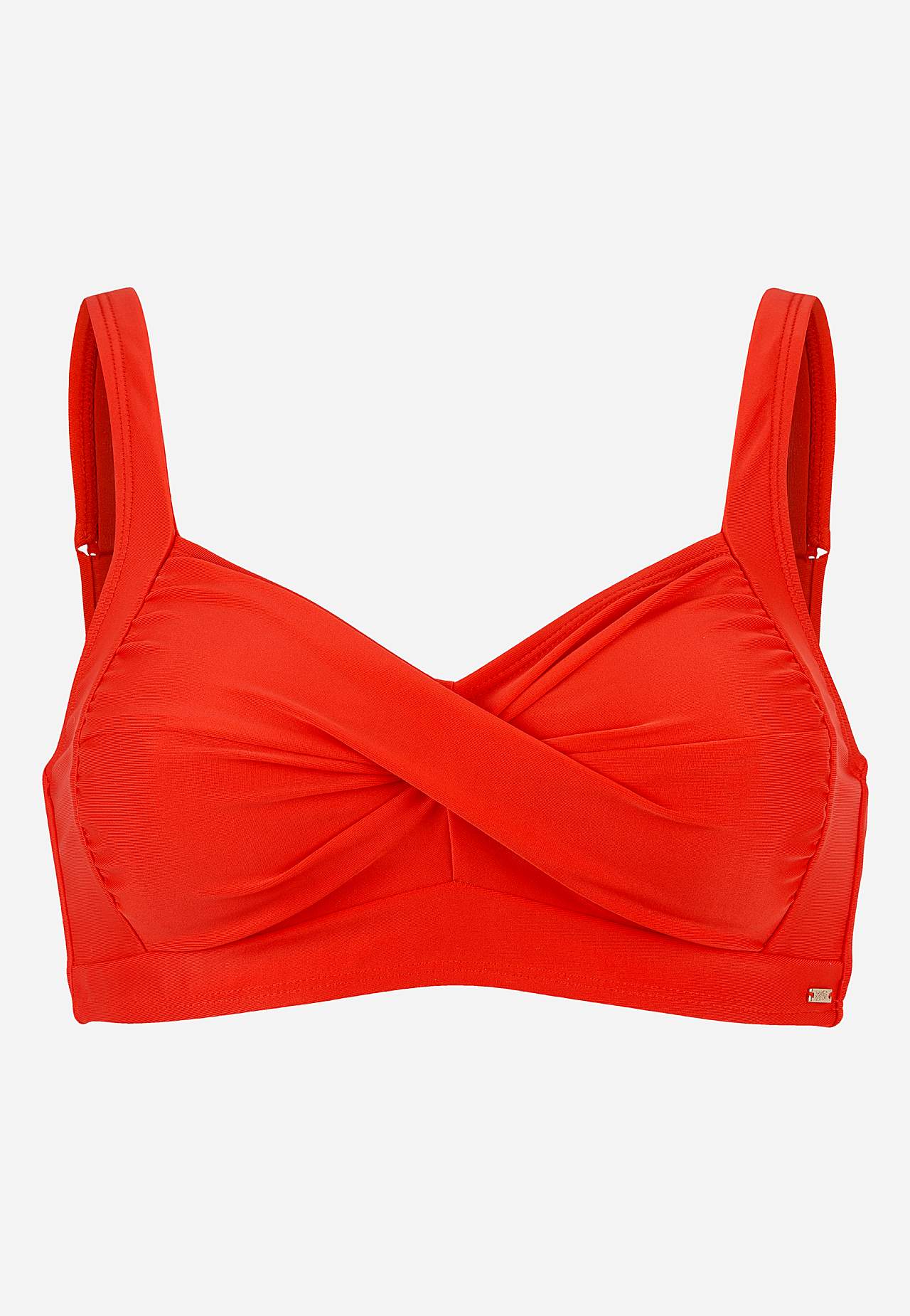 Eenkleurige en beugelloze bikini beha Nerja