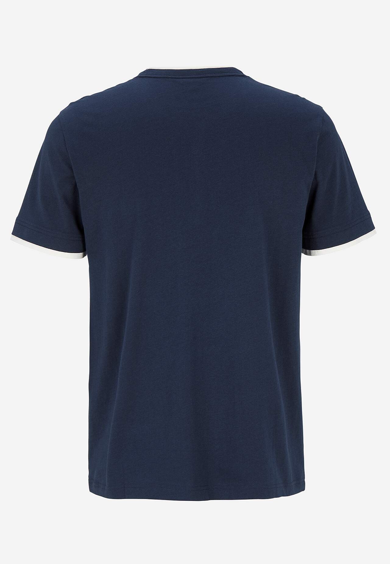 T-shirt met knoopsluiting