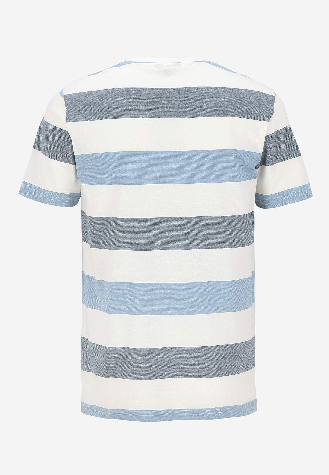 T-shirt met brede strepen Johannes