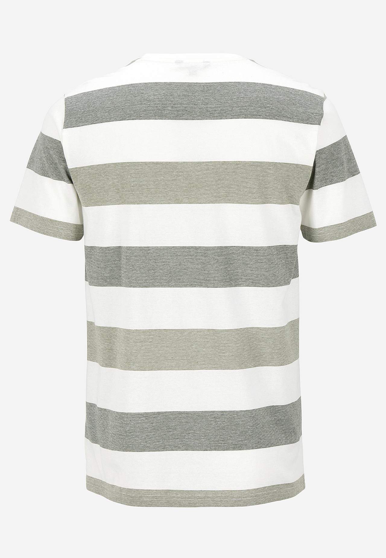 T-shirt met brede strepen Johannes