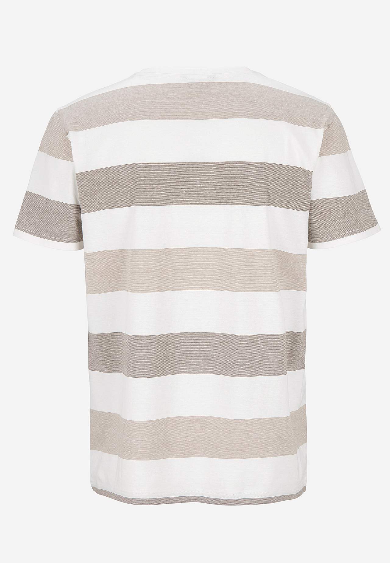 T-shirt met brede strepen Johannes