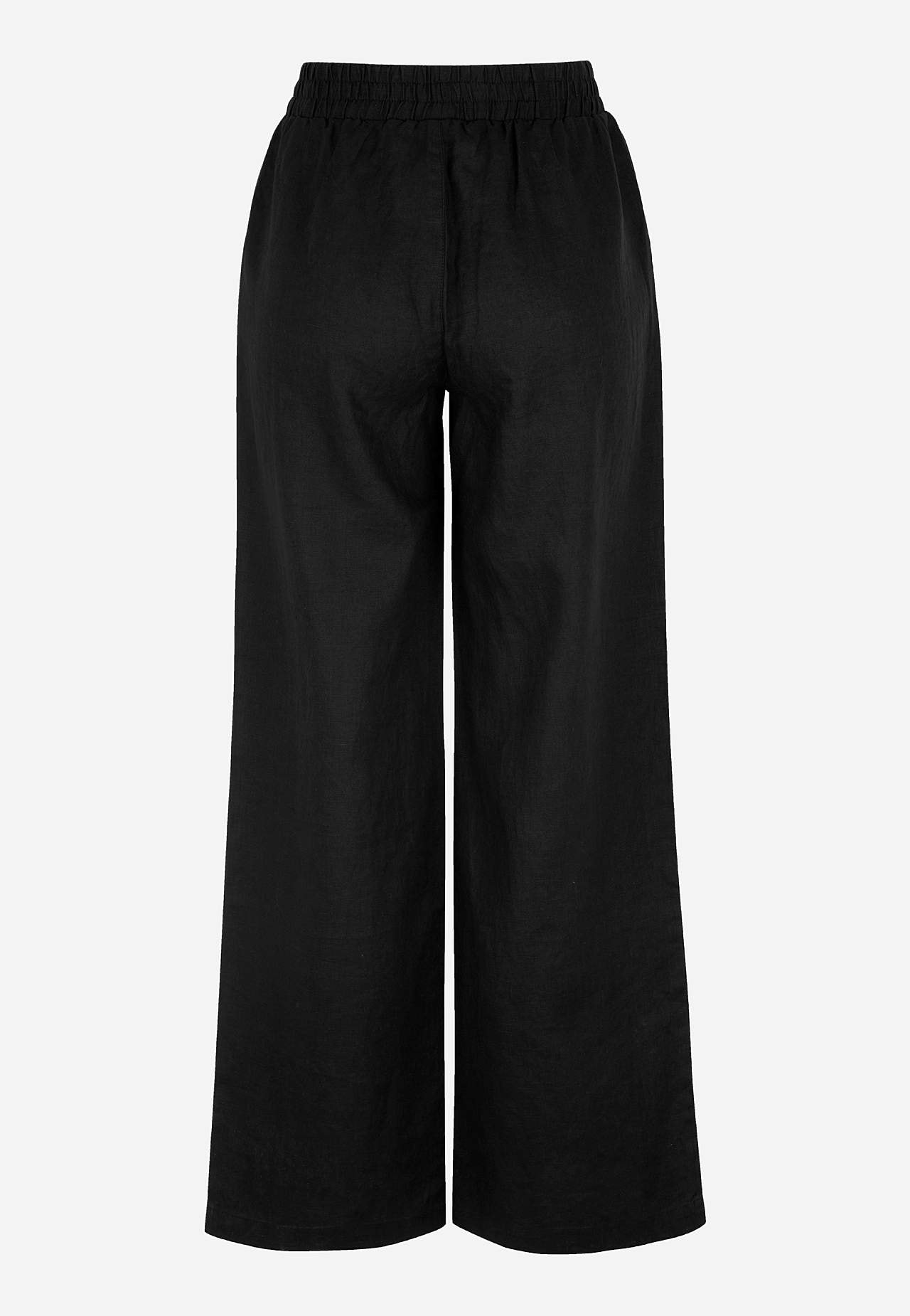Linnen Premium broek met wijde benen