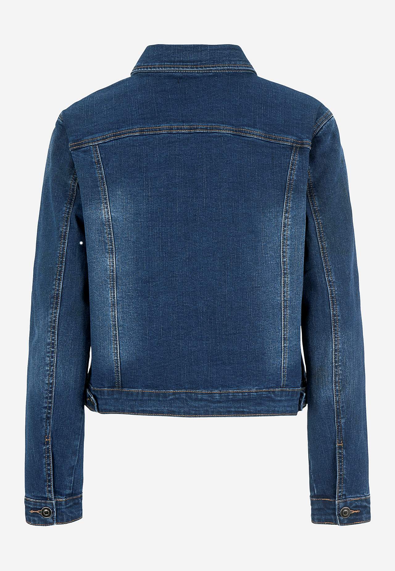 Denim jas met rek