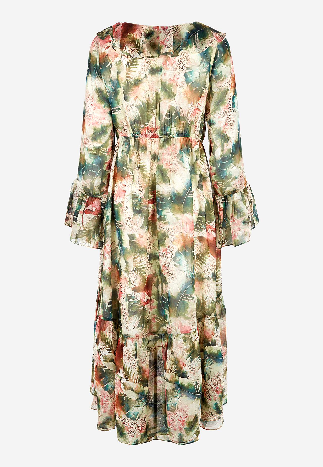 Chiffon-jurk met patroon Thessaloniki