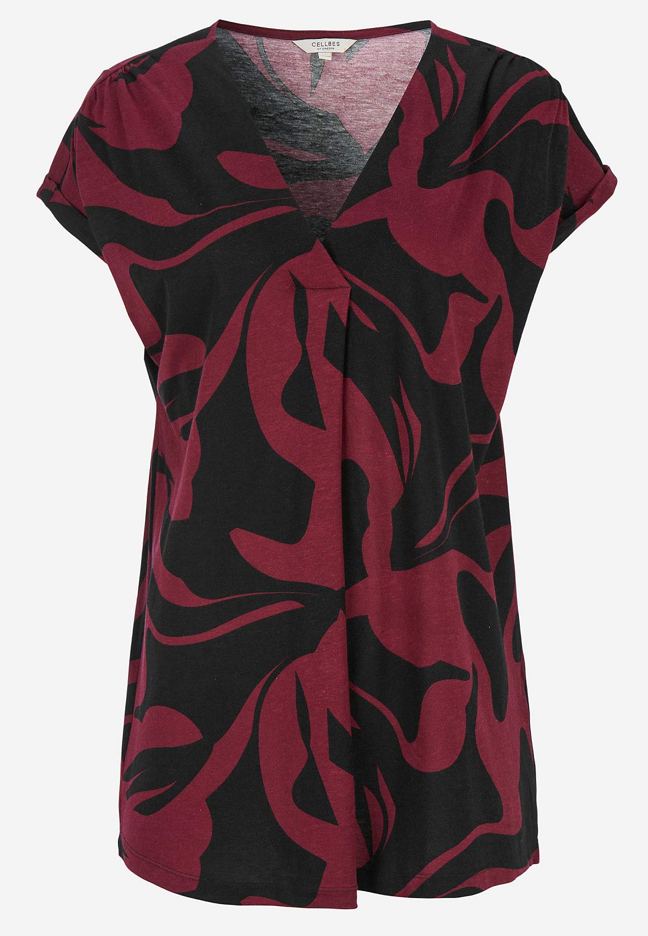 Jersey tuniek met korte mouwen