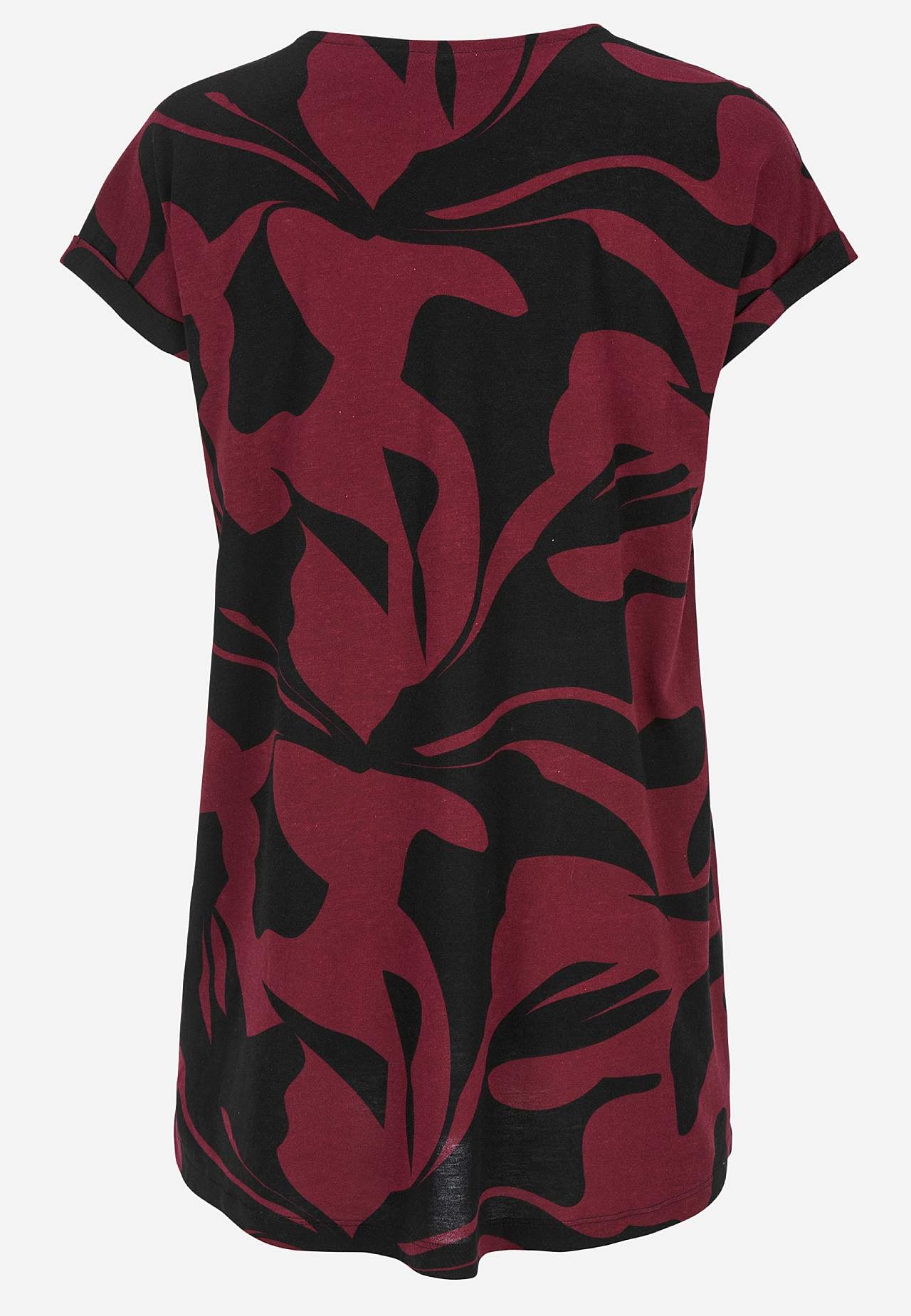 Jersey tuniek met korte mouwen