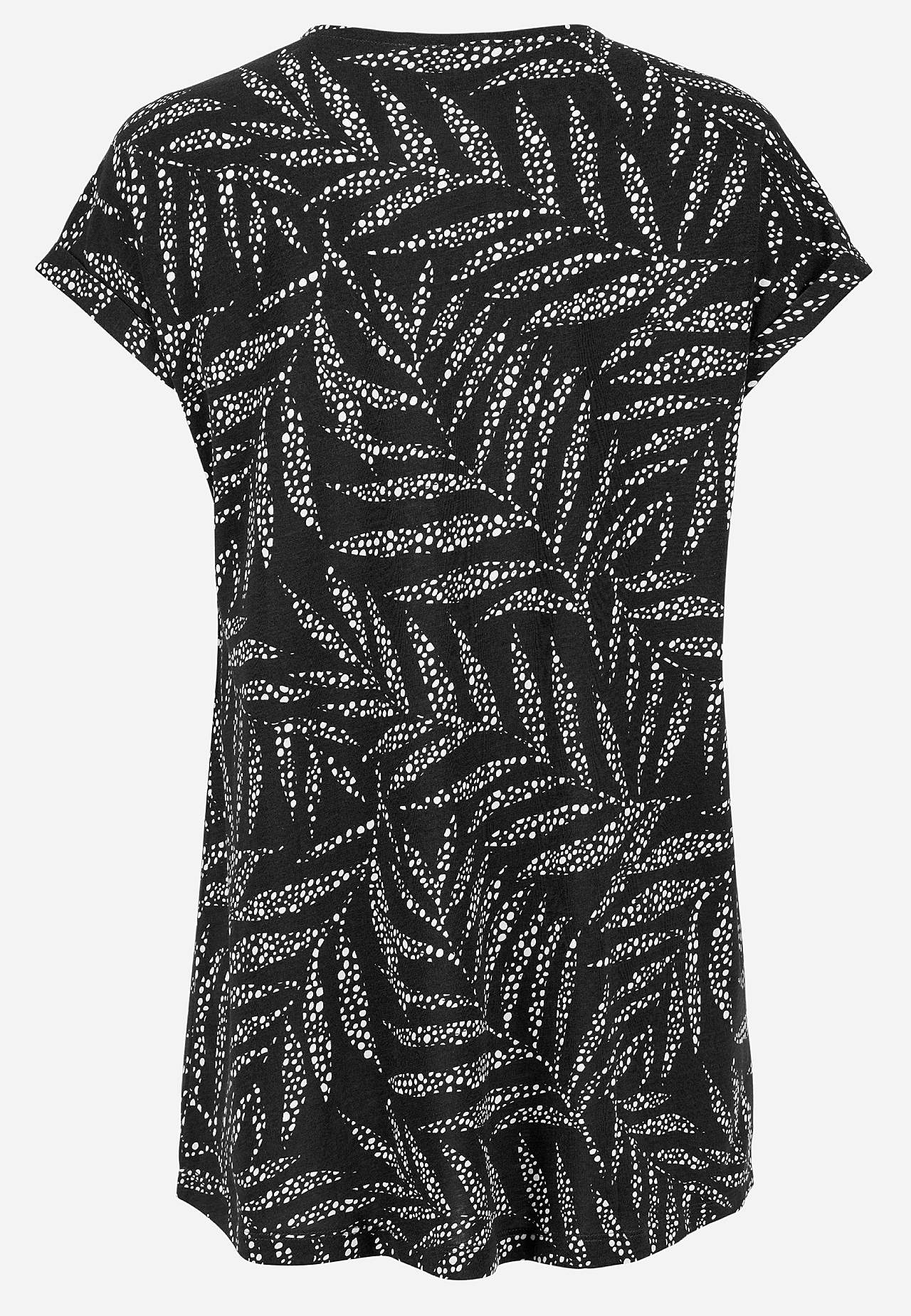 Jersey tuniek met korte mouwen