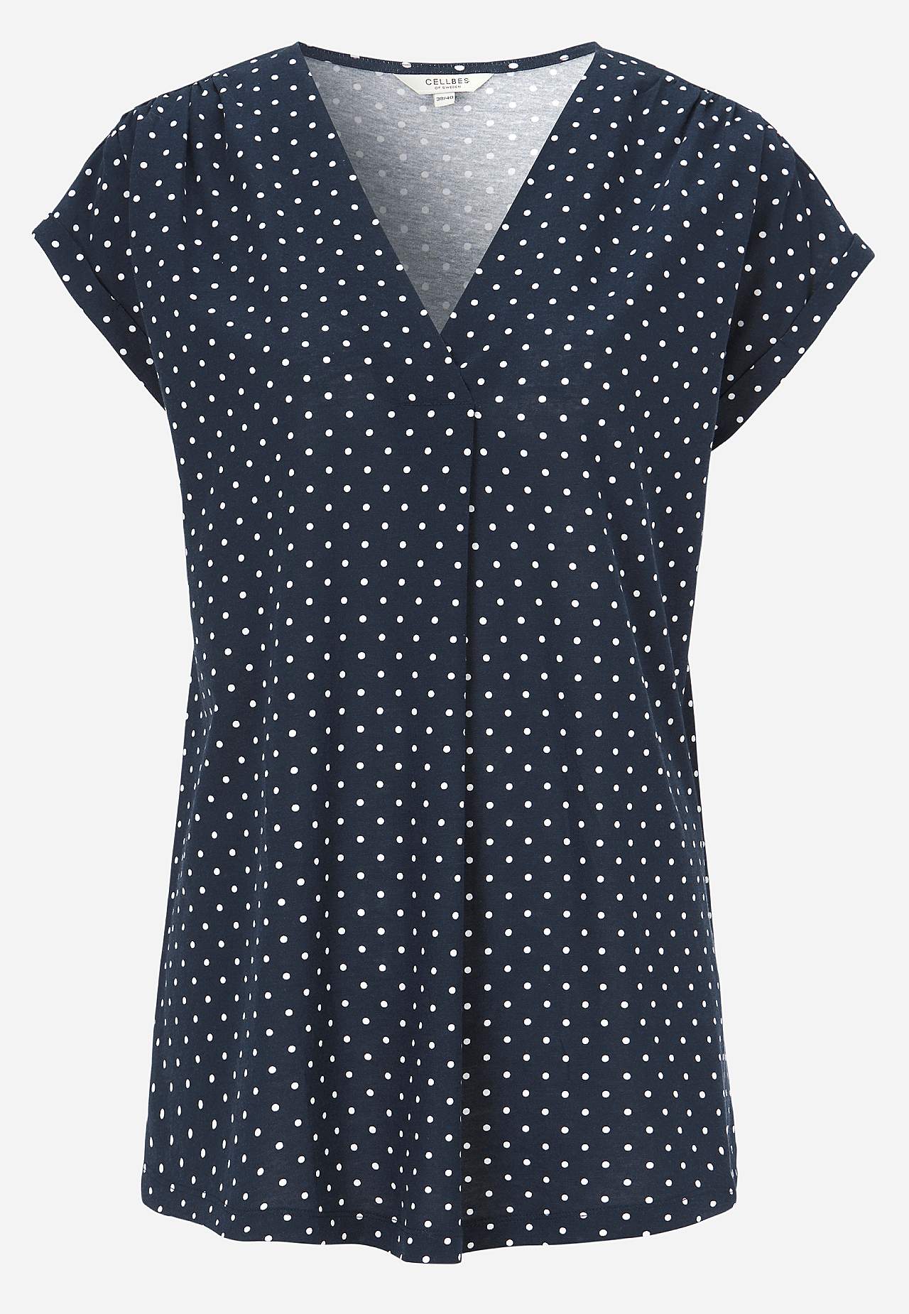 Jersey tuniek met korte mouwen