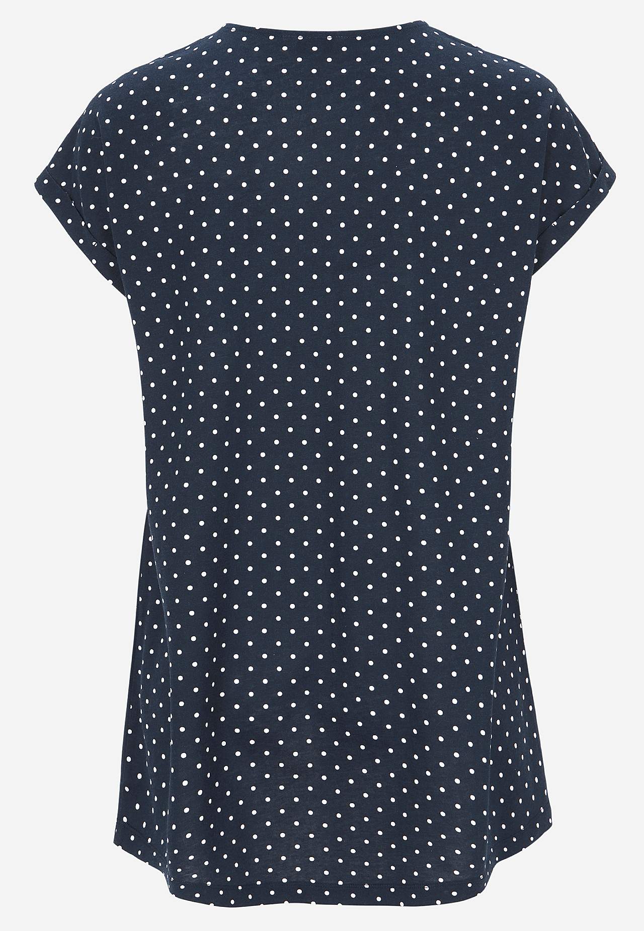 Jersey tuniek met korte mouwen