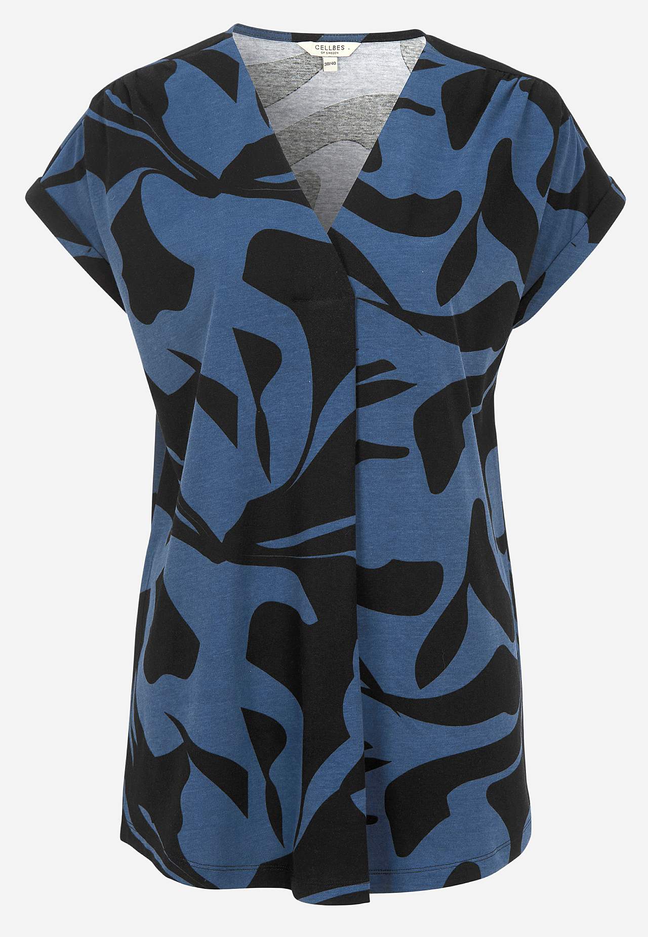 Jersey tuniek met korte mouwen