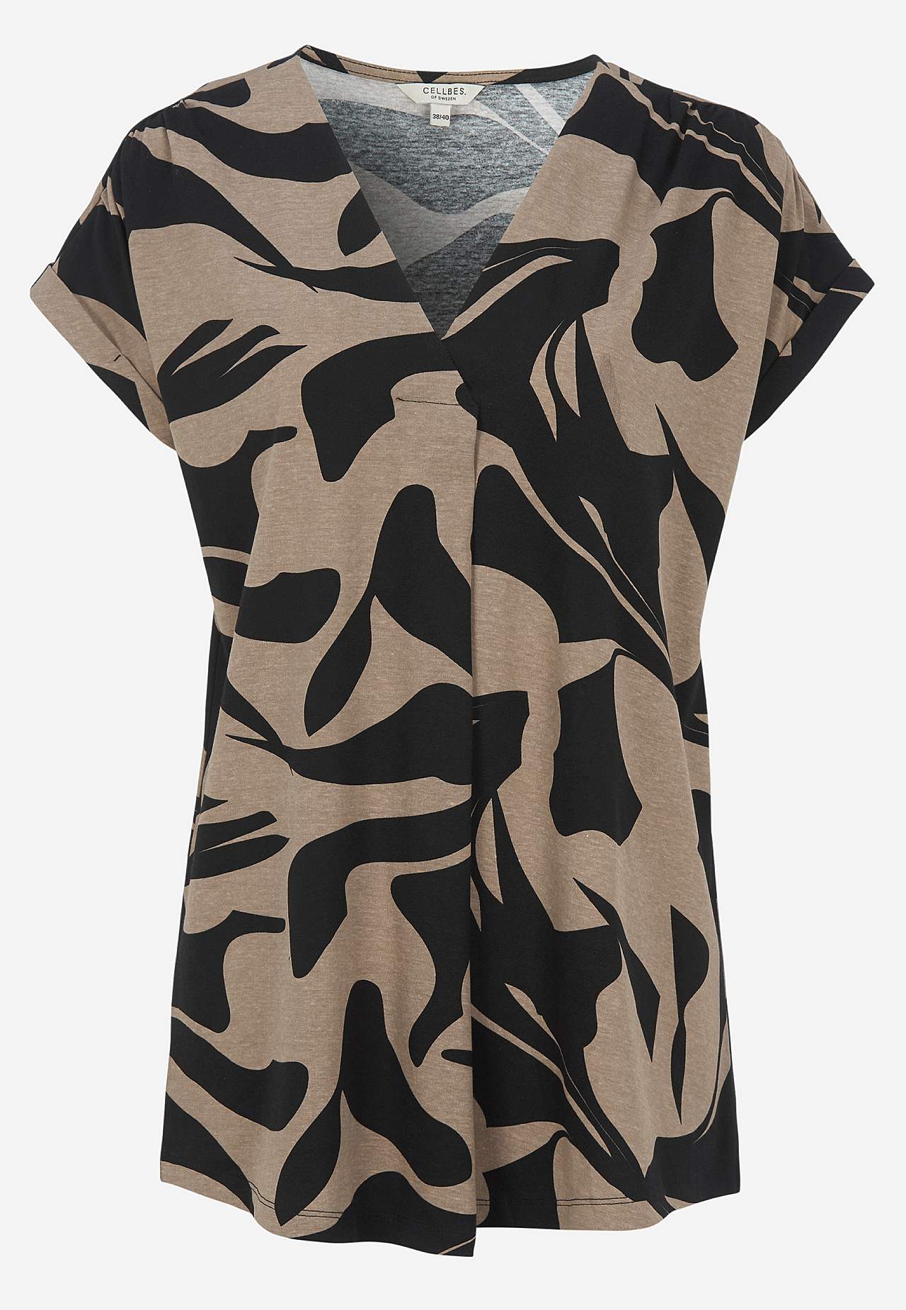 Jersey tuniek met korte mouwen