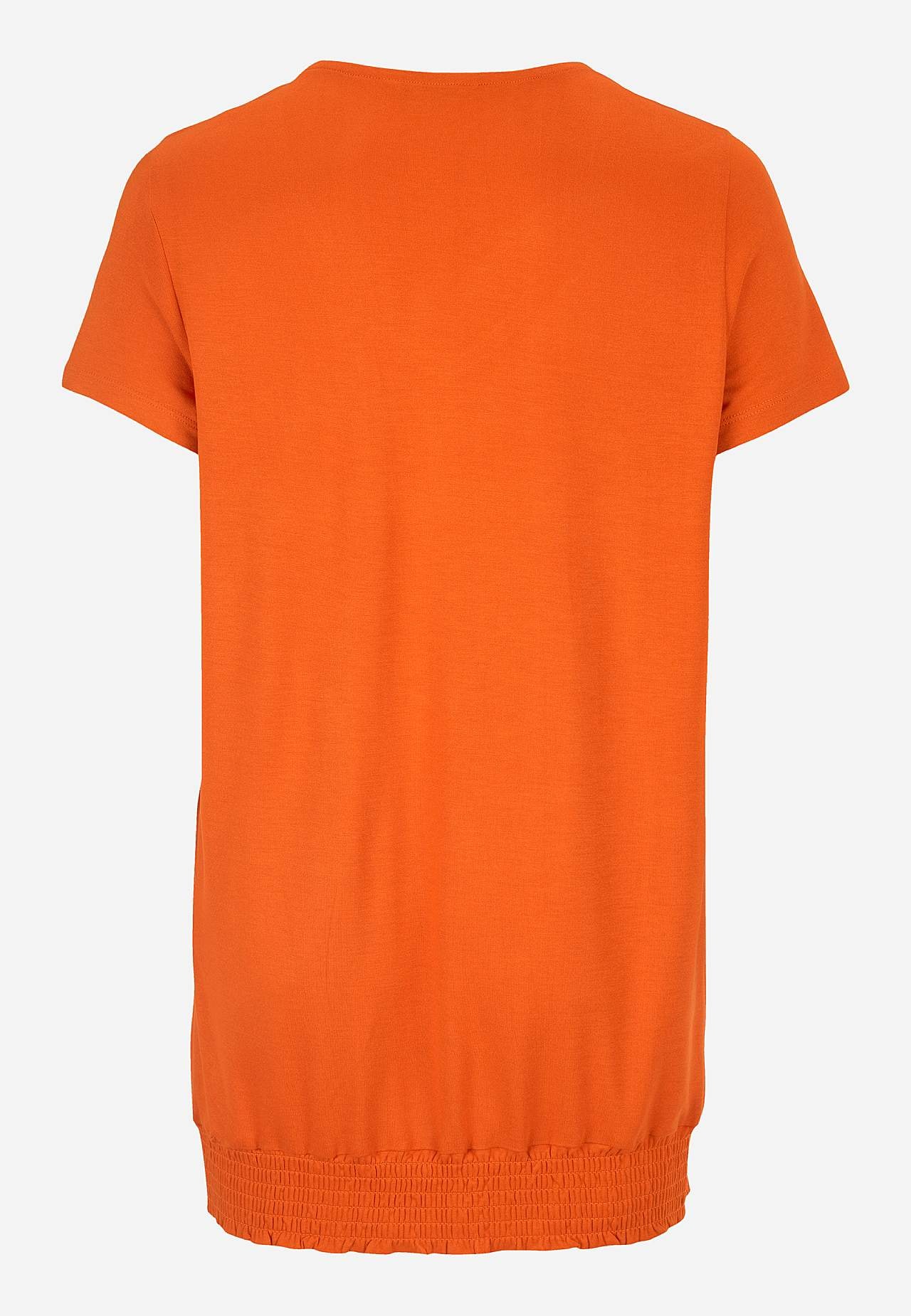 Jersey-topje met smokwerk