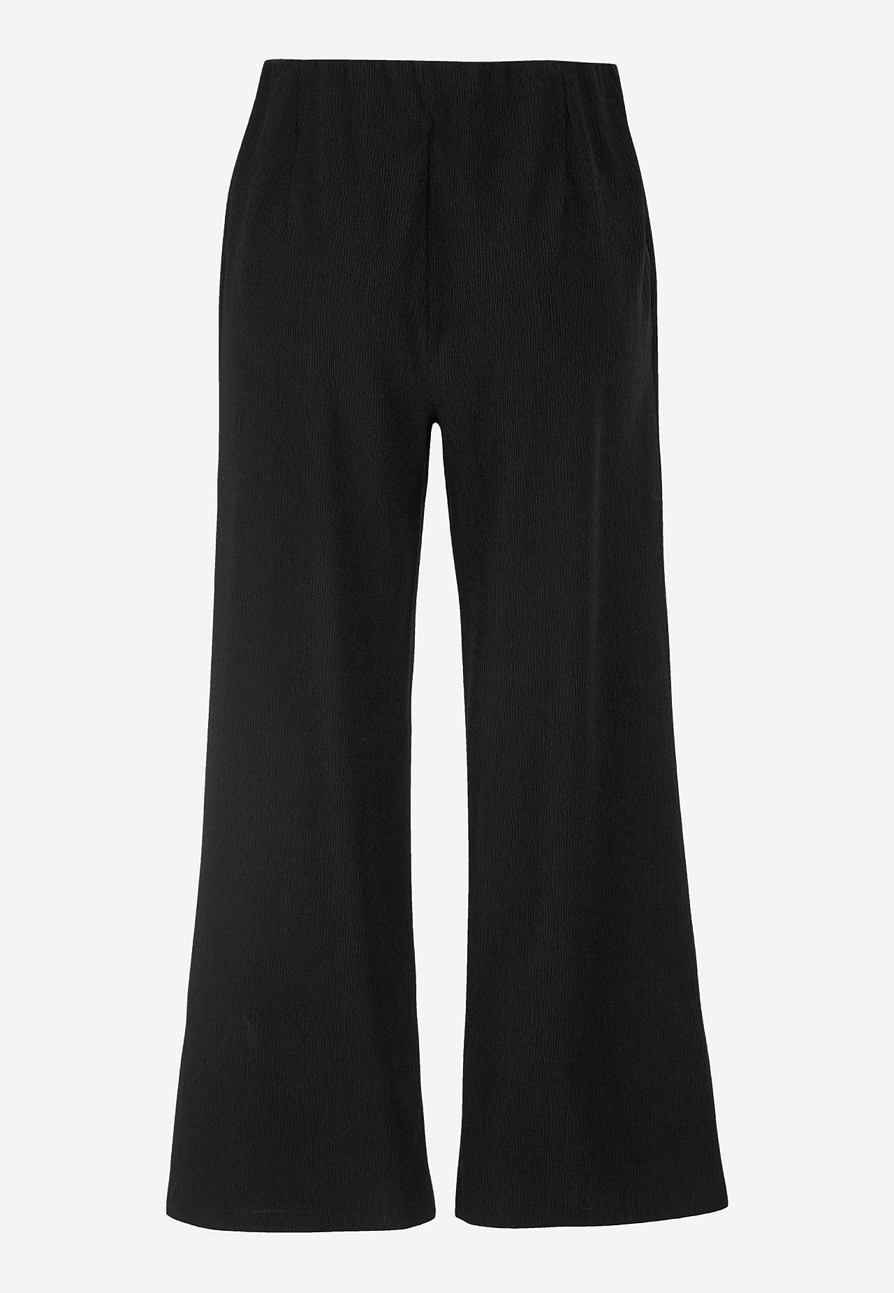 Jersey broek met structureel motief