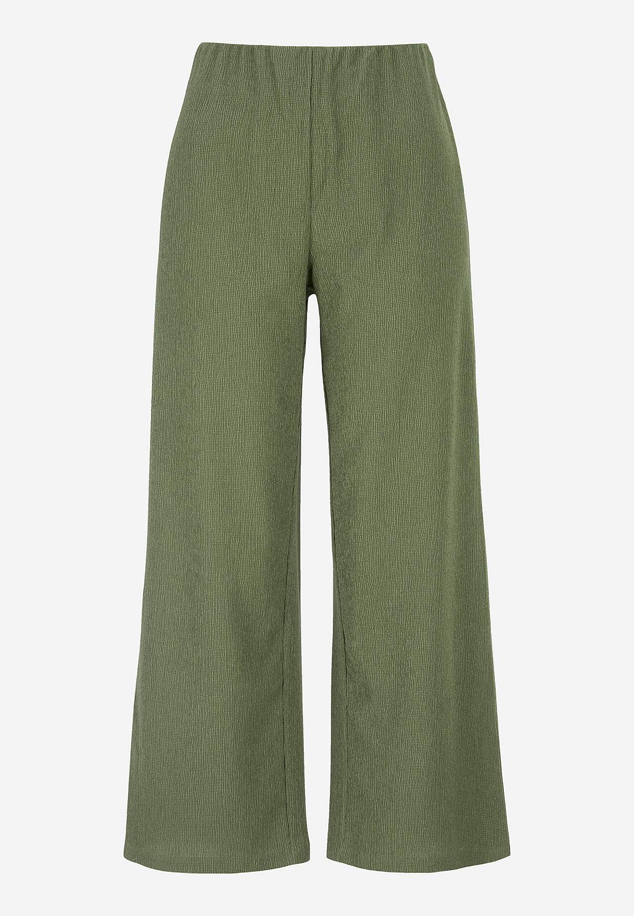 Jersey broek met structureel motief