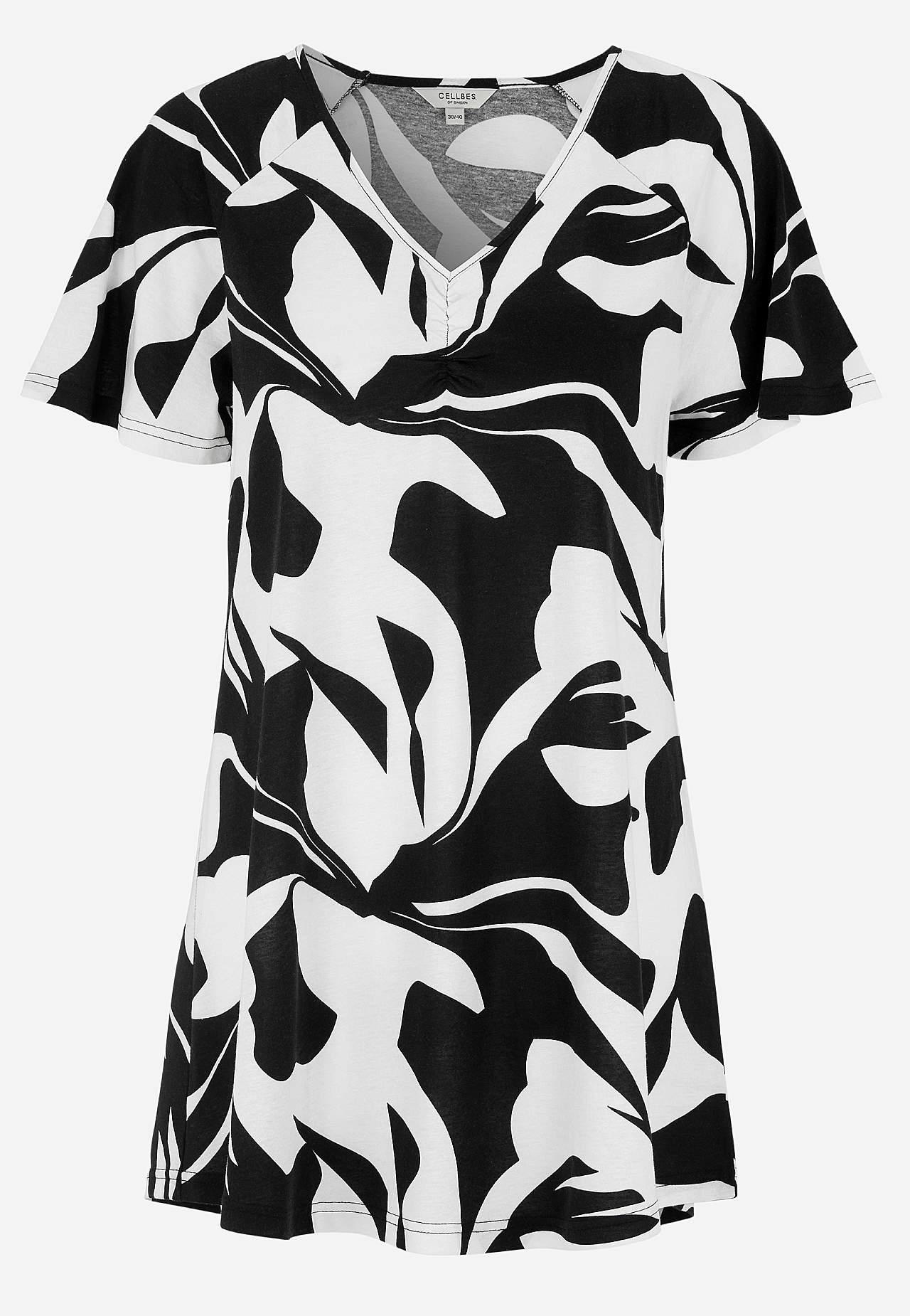 Jersey tuniek met korte mouwen
