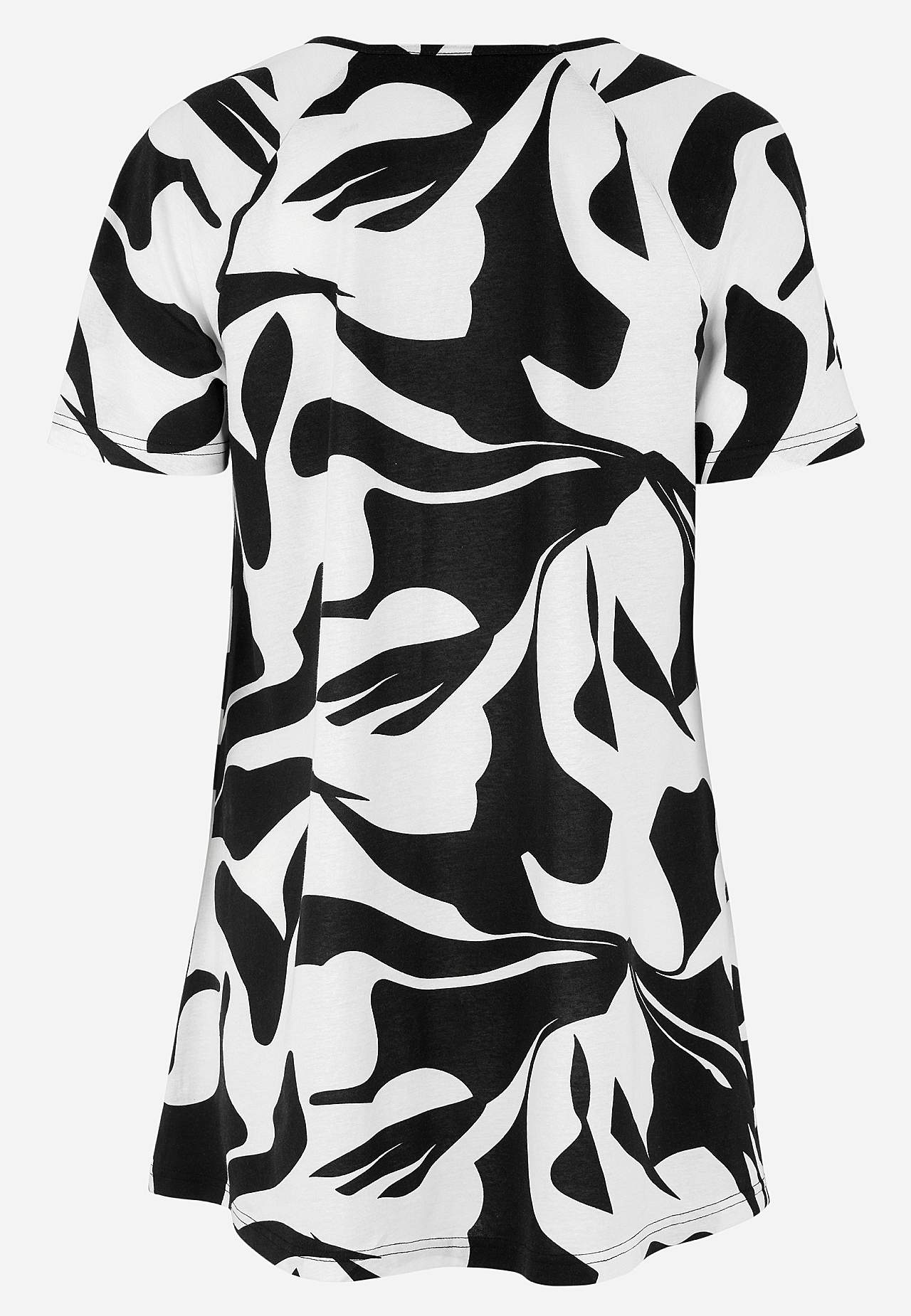 Jersey tuniek met korte mouwen