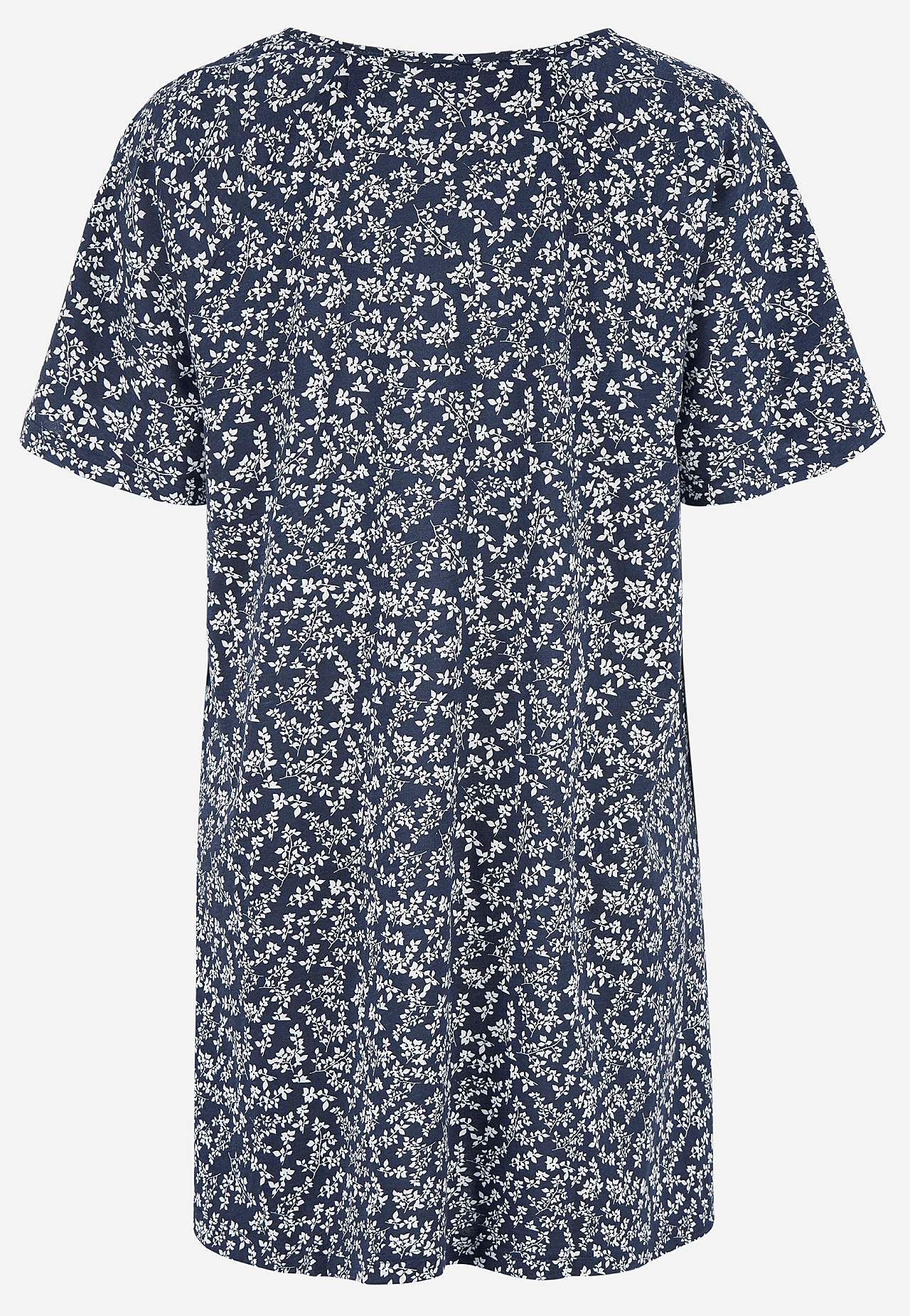 Jersey tuniek met korte mouwen