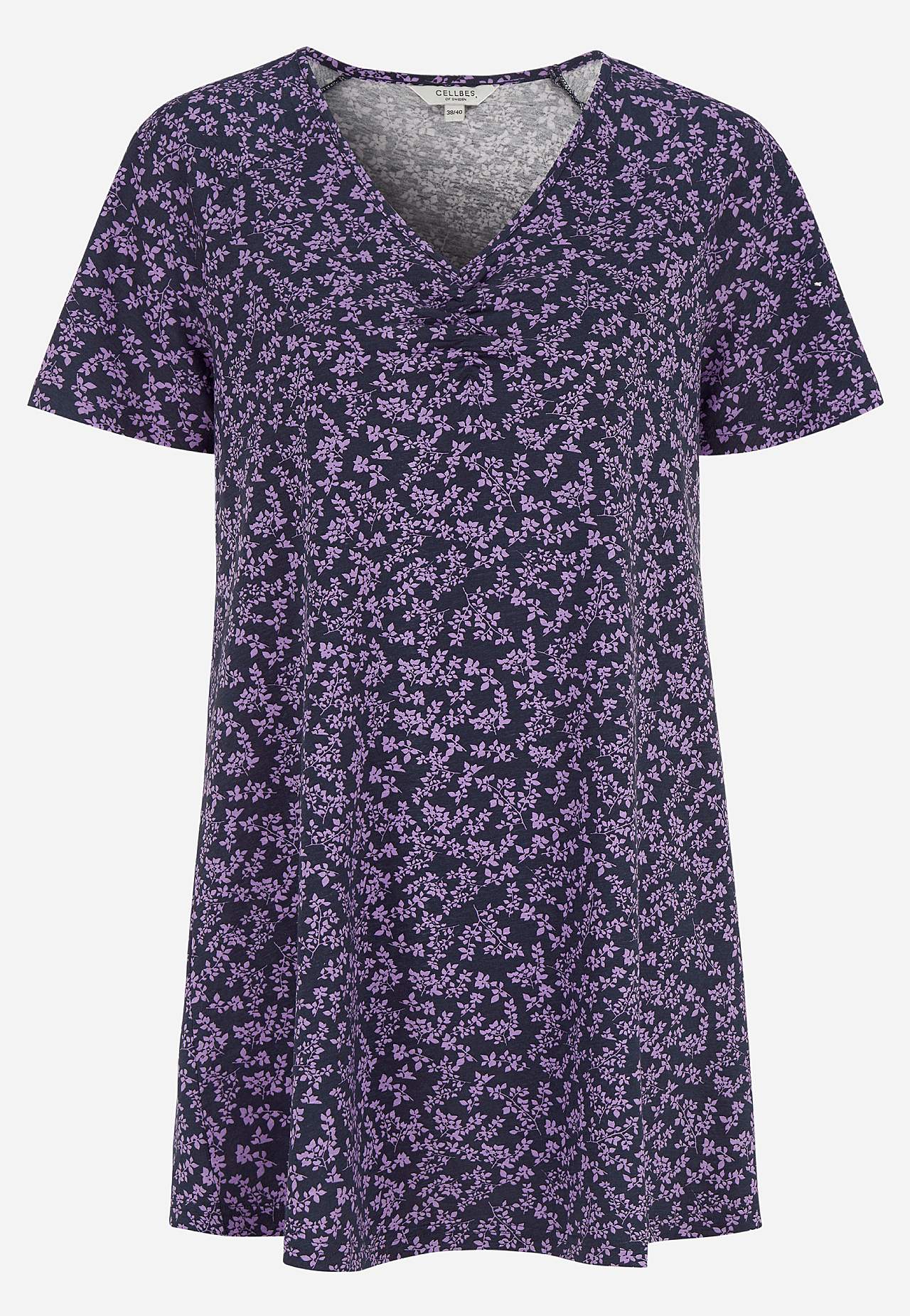 Jersey tuniek met korte mouwen