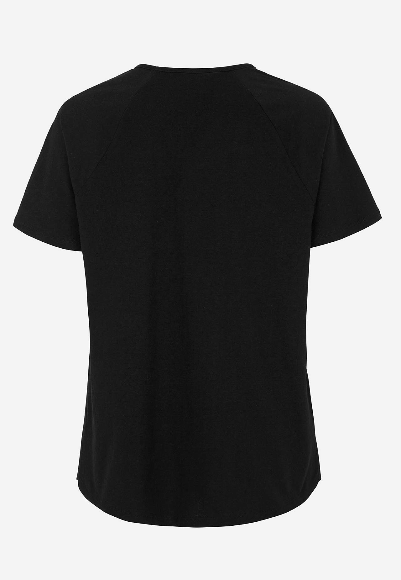 Jersey-topje met raglanmouw Set van 2
