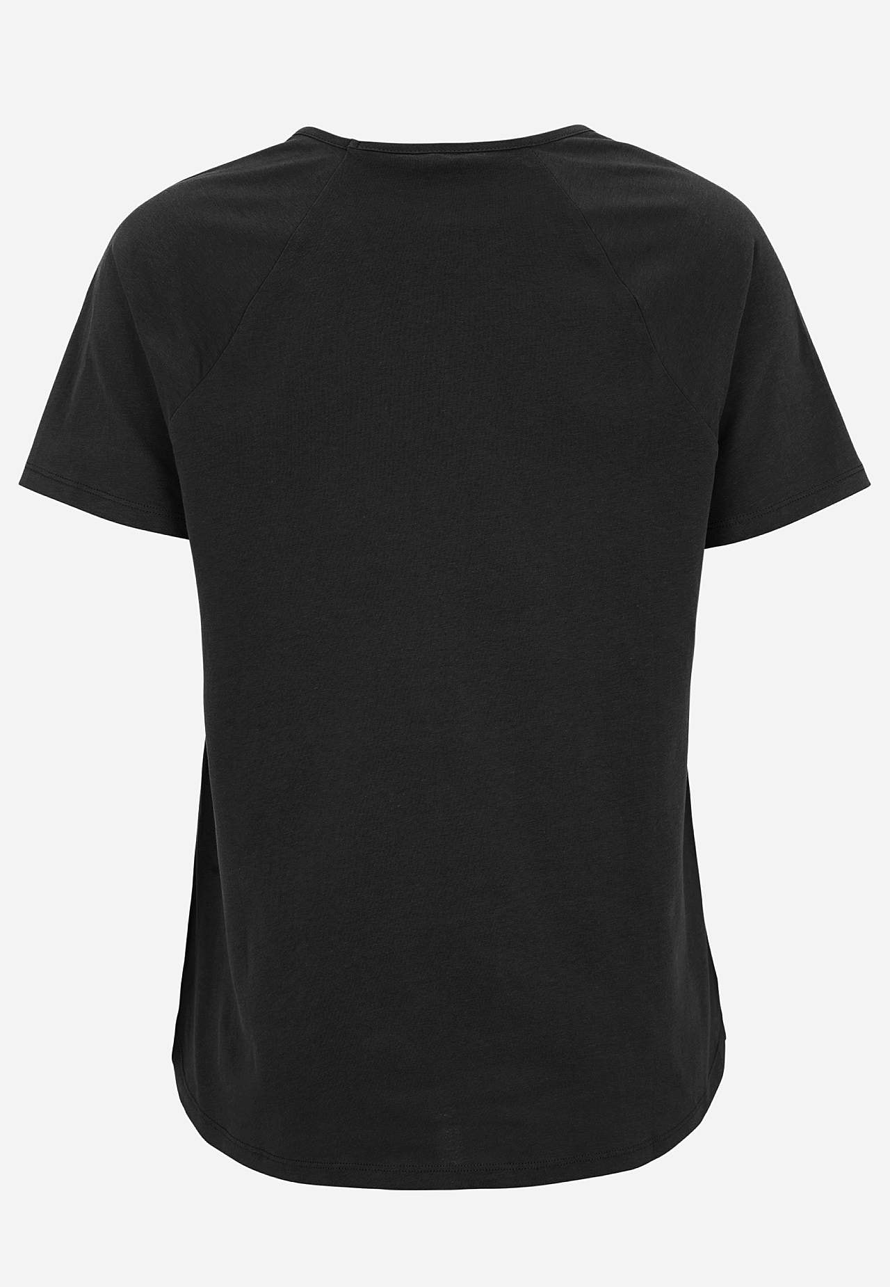 Jersey-topje met raglanmouw Set van 2